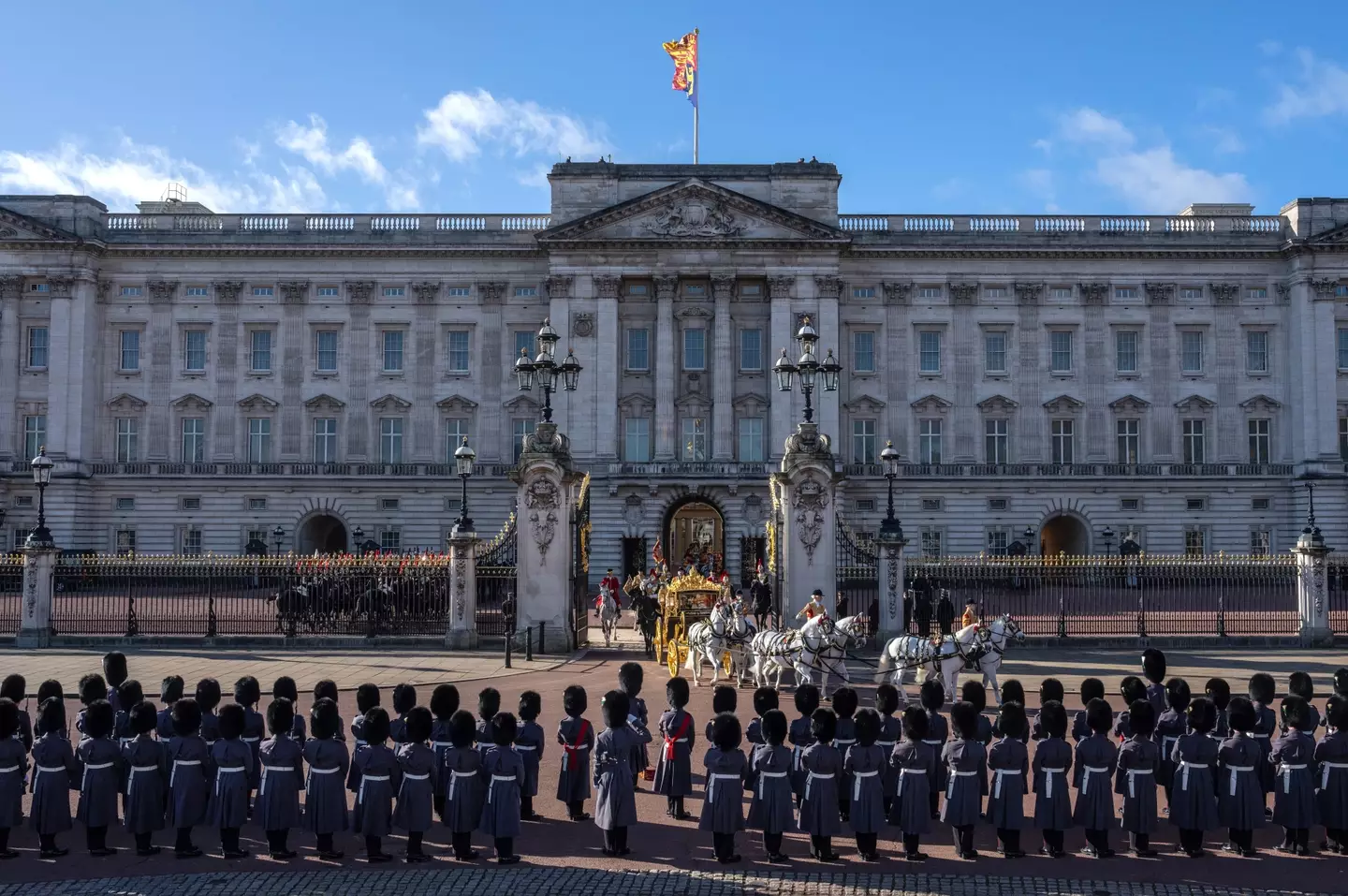 According to the publication, a source at Buckingham Palace claimed no one got an email informing them of the plans (Carl Court/Getty Images)
