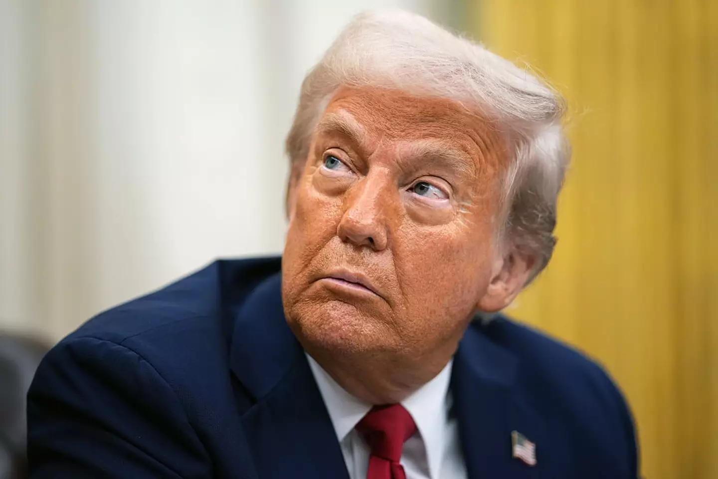 Trump previously said 'all countries' could expect to be hit by tariffs (Andrew Harnik / Staff / Getty Images)