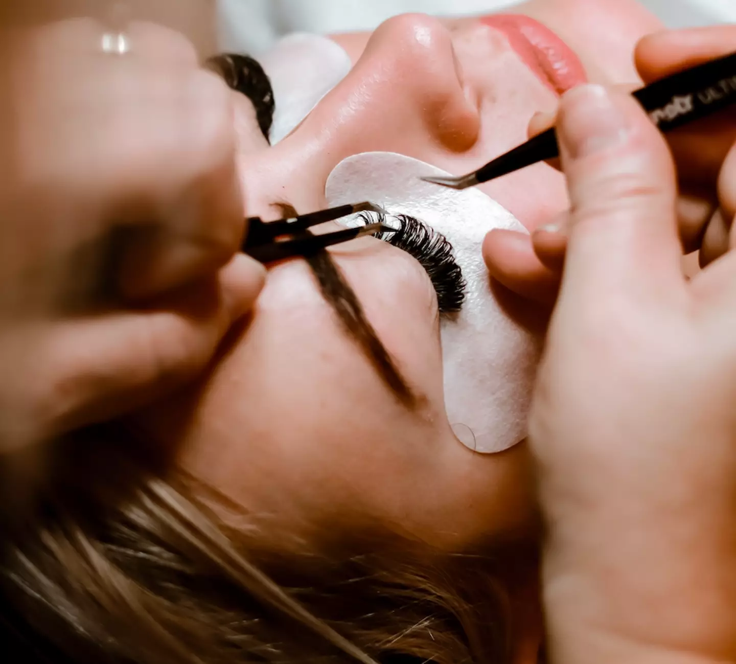 Experts said people should visit eyelash professionals for treatments (