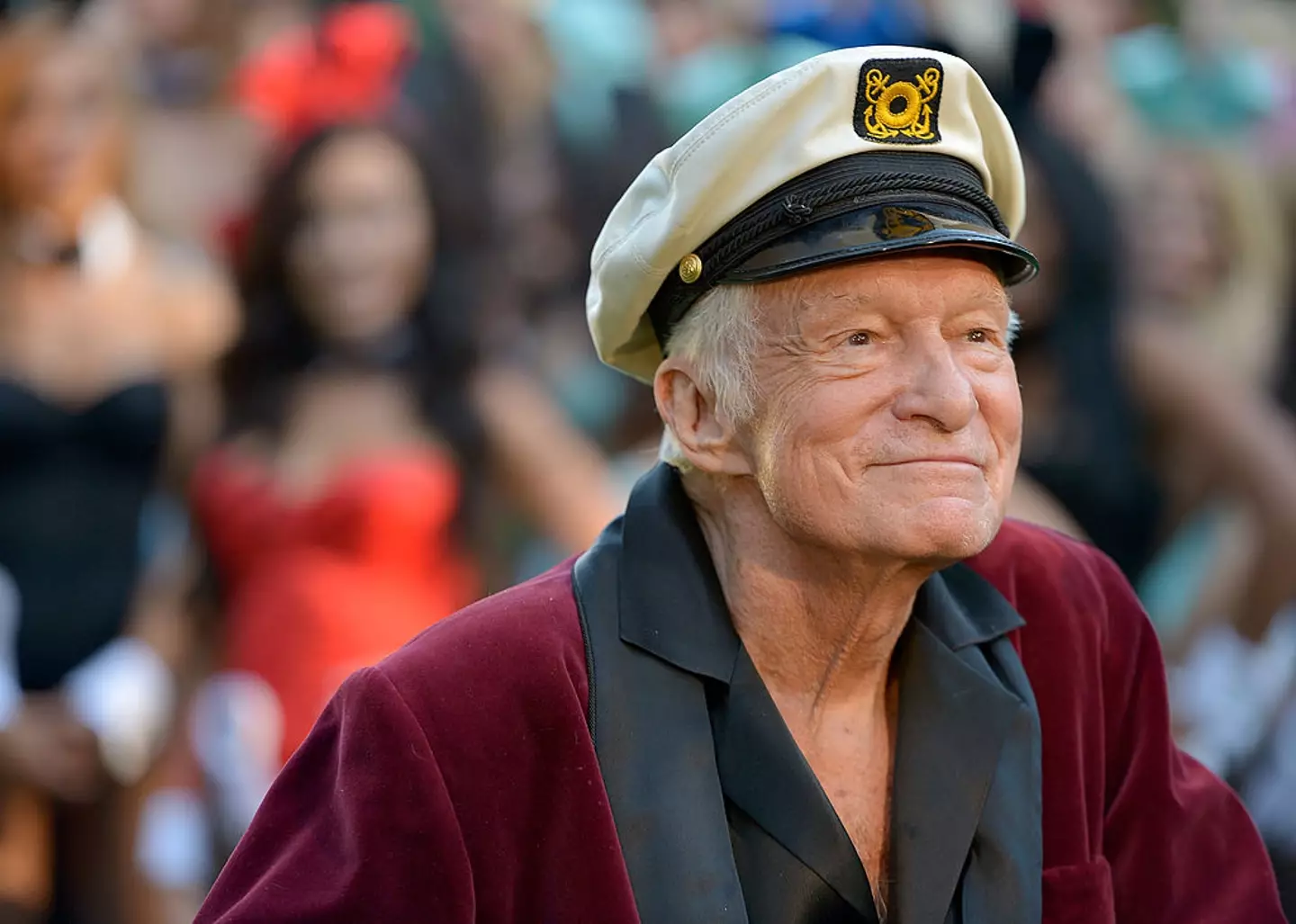 You just knew Hugh Hefner would be here somewhere. (Charley Gallay / Stringer / Getty)