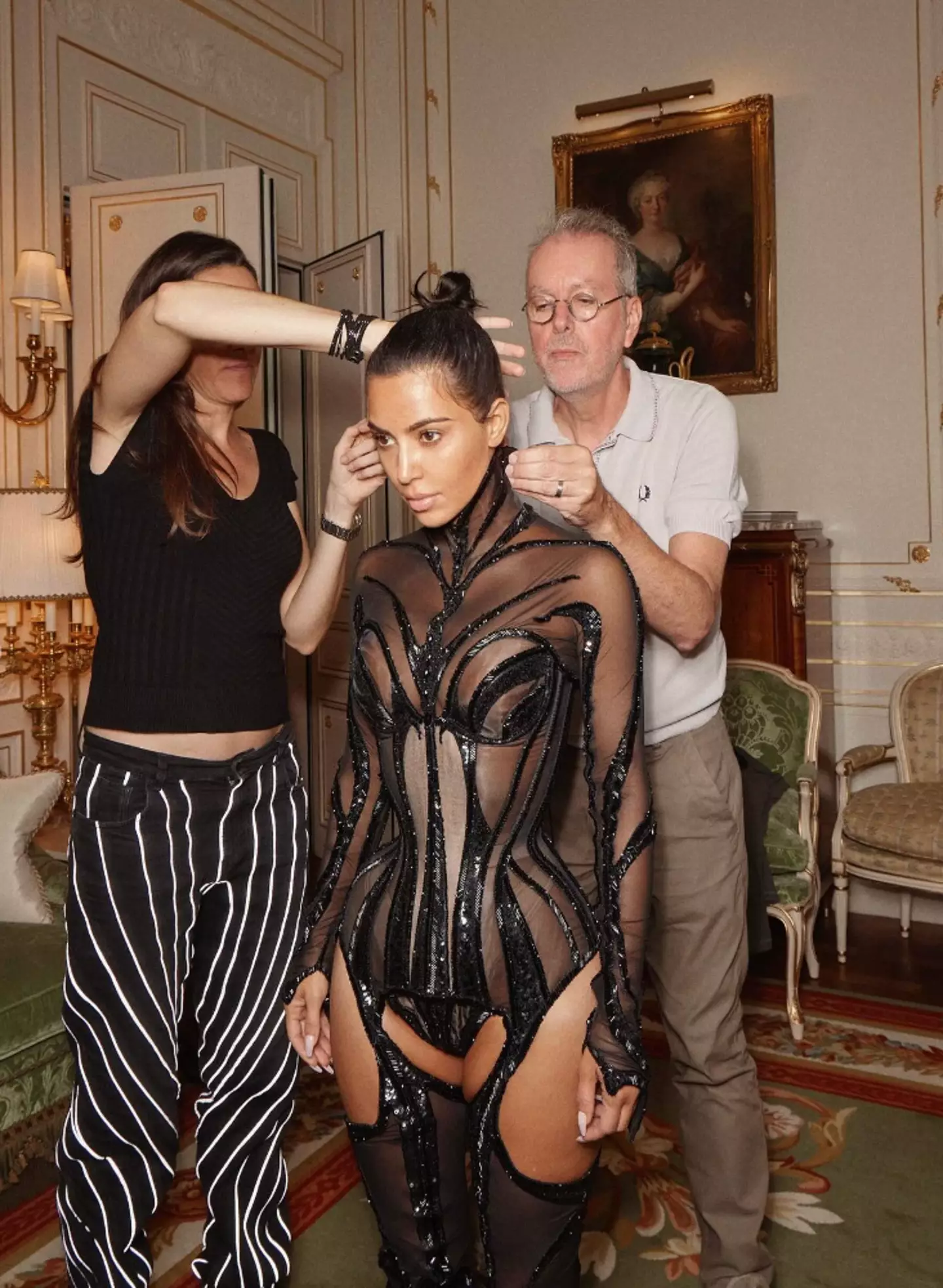 Kim has been criticised for sharing her post online (Instagram/@kimkardashian)