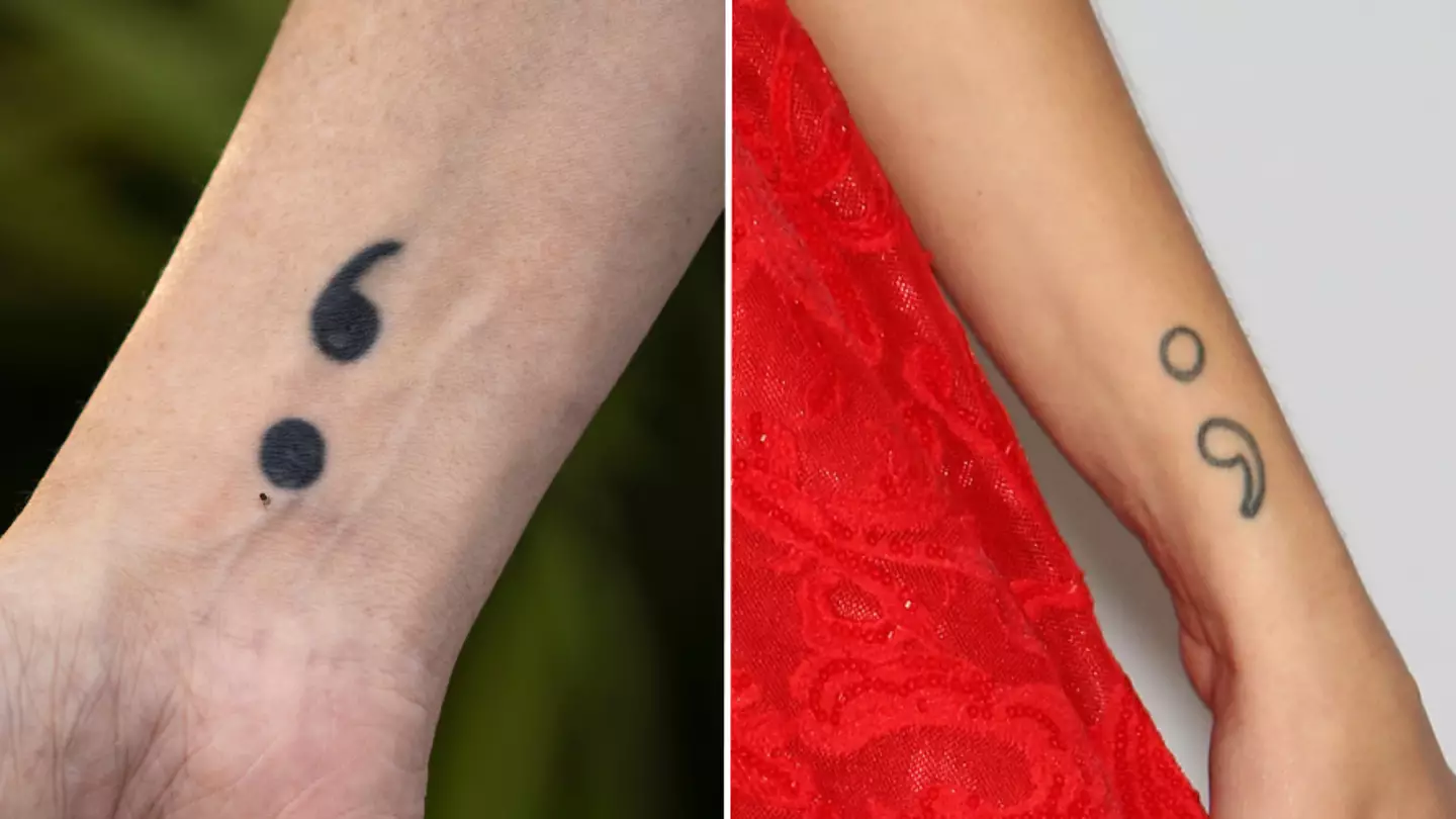 Incredibly important meaning behind semicolon tattoo and why people might have one