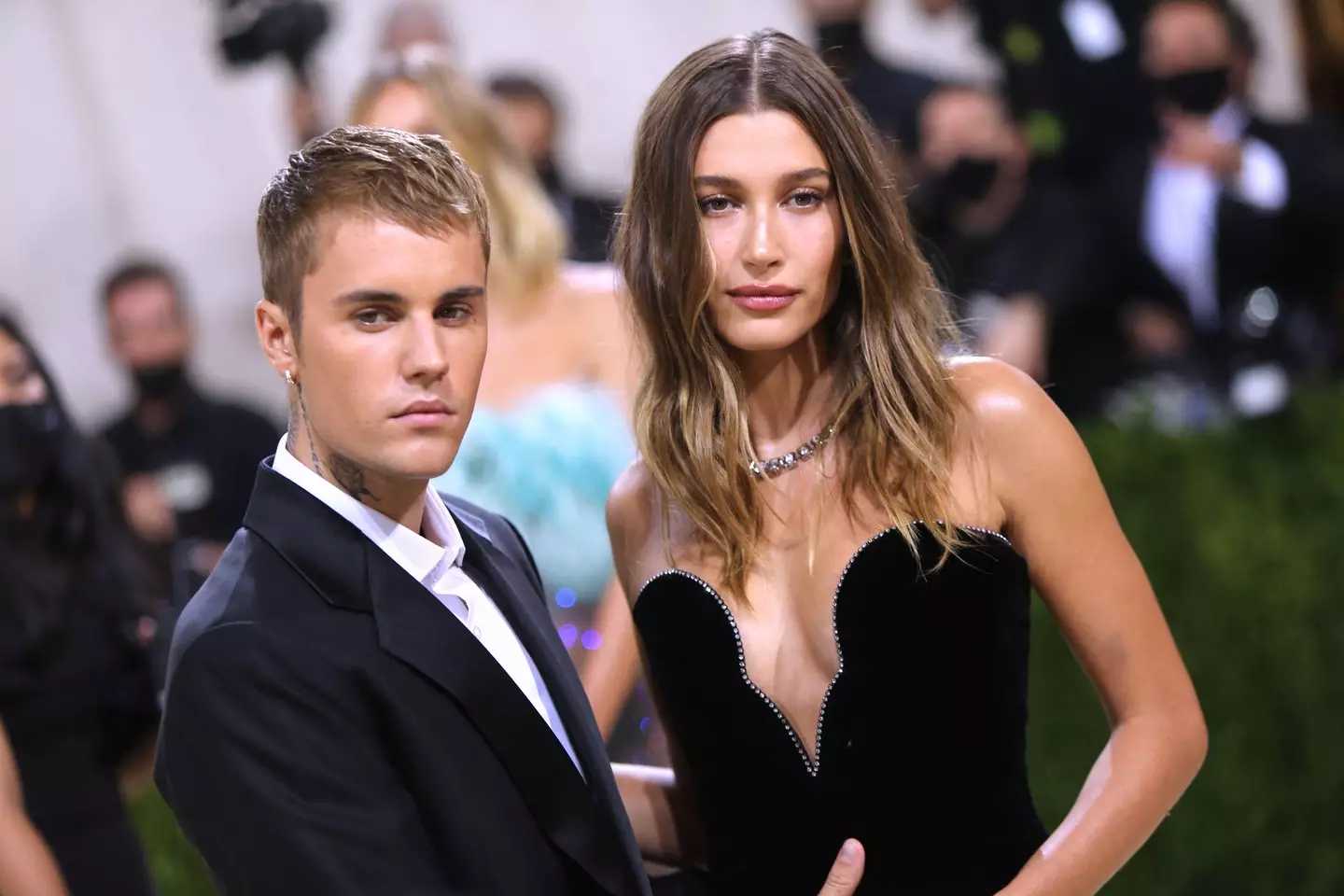 Hailey addressed rumours she cried at the 2021 Met Gala.