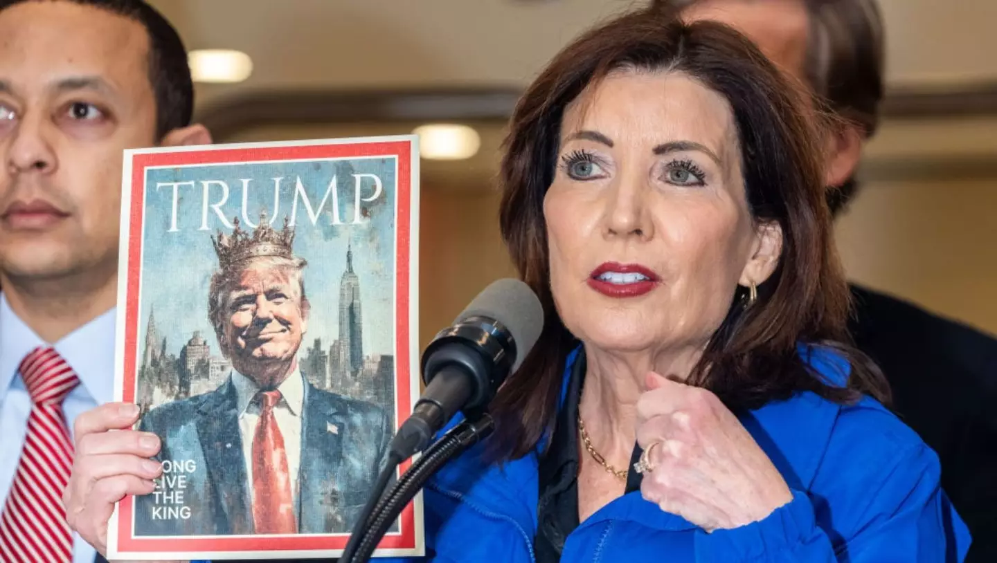 New York Governor Kathy Hochul said the city will 'fight' the Trump administration (Alex Kent/Getty Images)