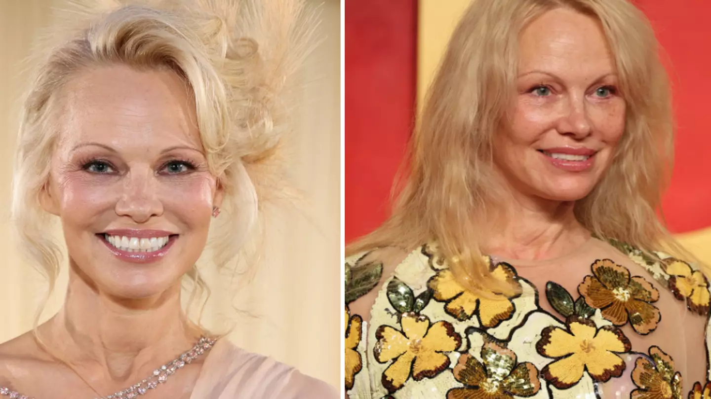 Pamela Anderson breaks her own no makeup rule at Met Gala appearance