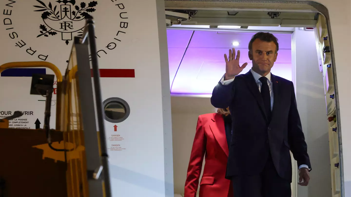 Emmanuel Macron's reaction to wife appearing to 'slap' him on plane speaks volumes, expert claims