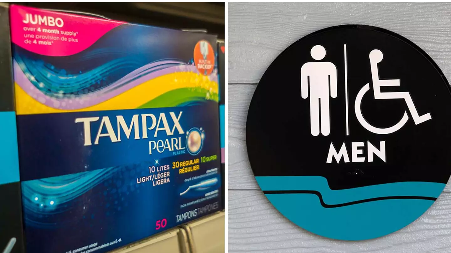 Tampons provided in men's toilets in offices at General Medical Council