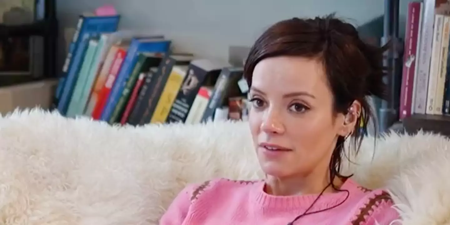 Lily Allen opened up about sleeping with a TV star at a 'very young' age.