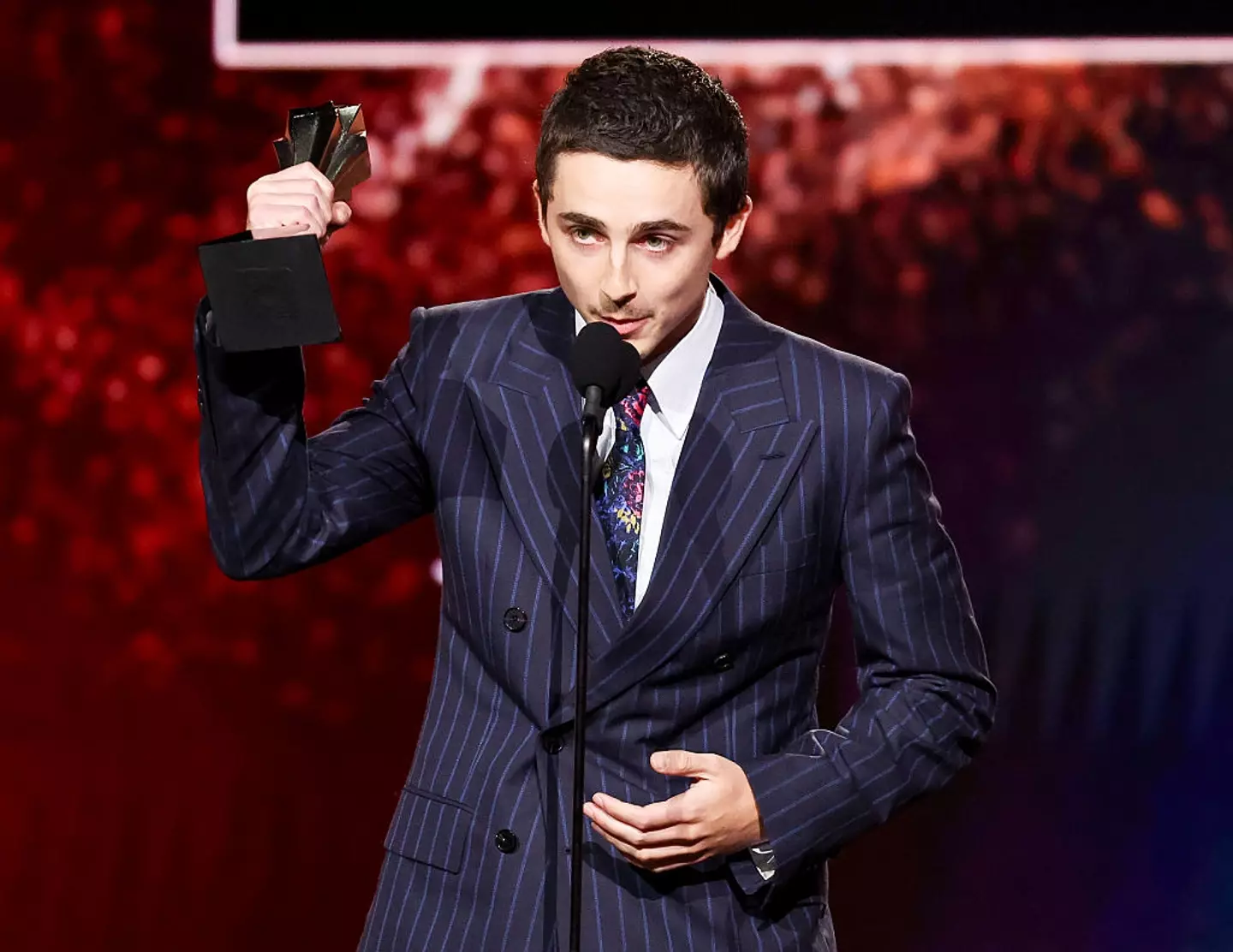 Marty Supreme star Timothée Chalamet won Best Actor at the Critics' Choice Awards yesterday (JC Olivera / Contributor / Getty Images)
