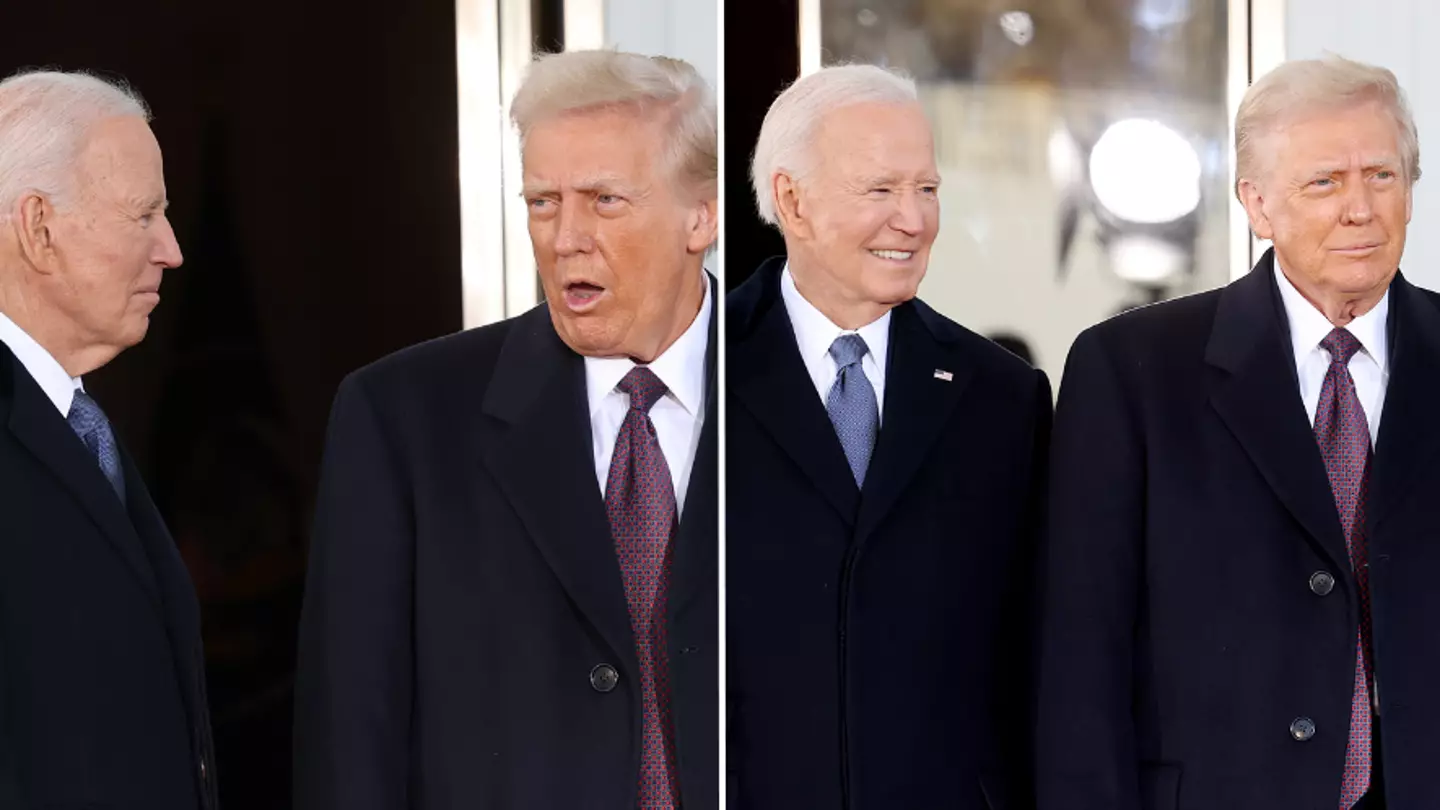 Lip reader reveals Donald Trump's 'brutal three-word reaction' to Joe Biden at White House before inauguration