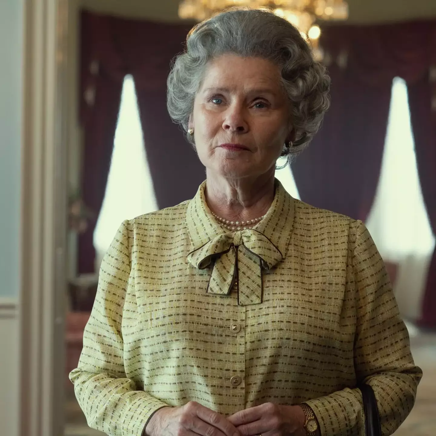 Imelda Staunton will portray the Queen in The Crown.