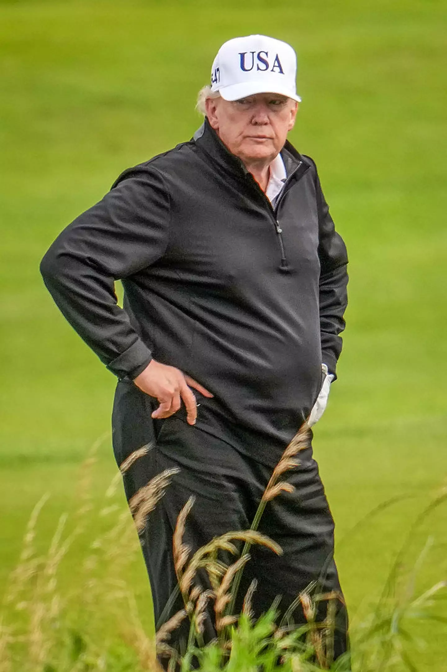 Trump's golfing is under scrutiny (Christopher Furlong / Staff / Getty Images)