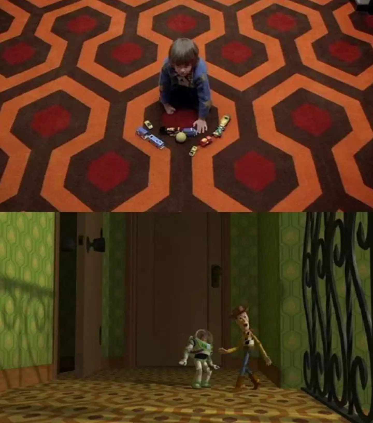 The floors look very similar (