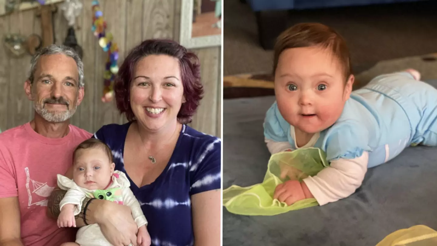 Woman welcomes surprise baby at 45 after confusing pregnancy with perimenopause