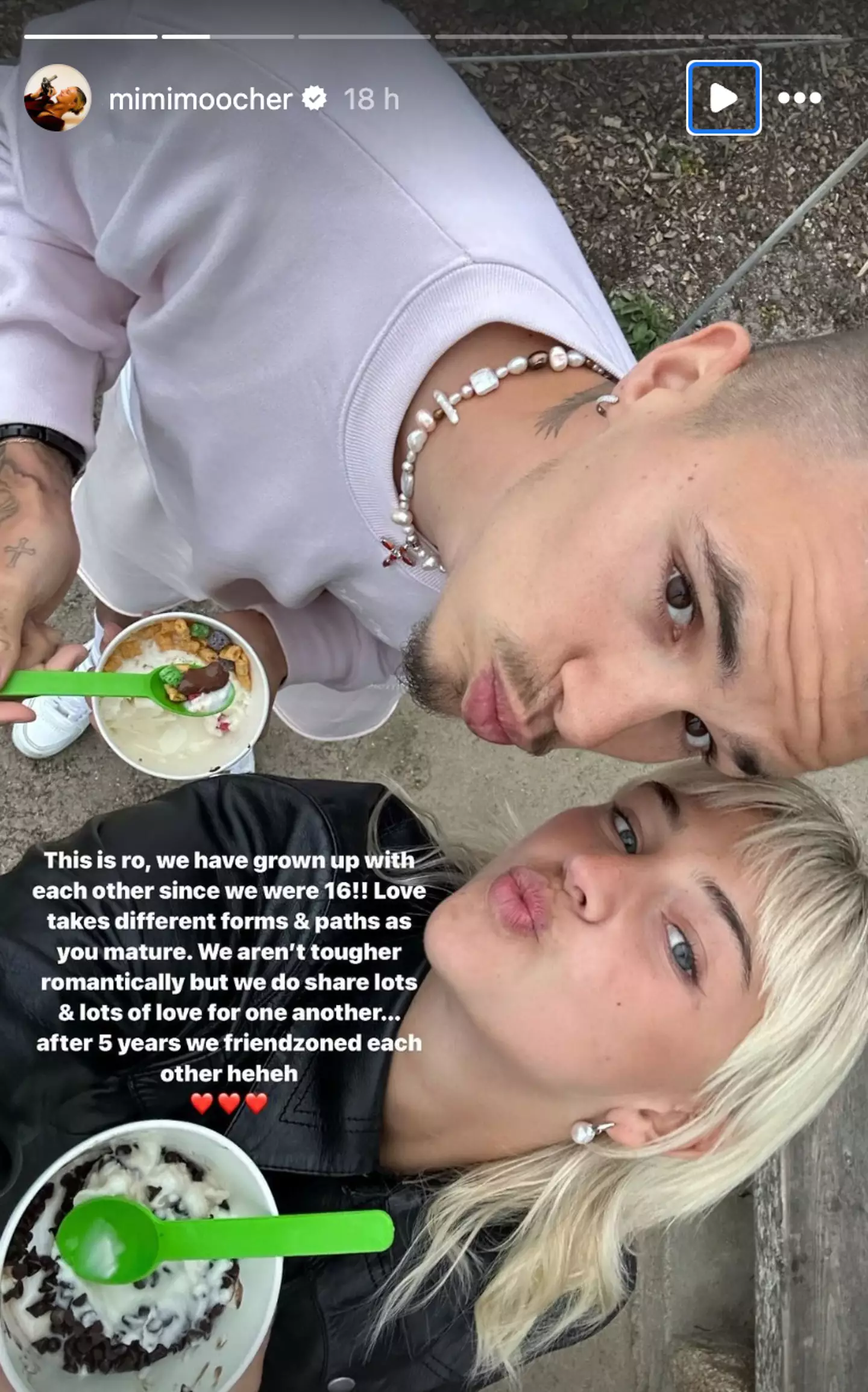 Mia's confirmation came hours after she was spotted travelling solo to Milan.