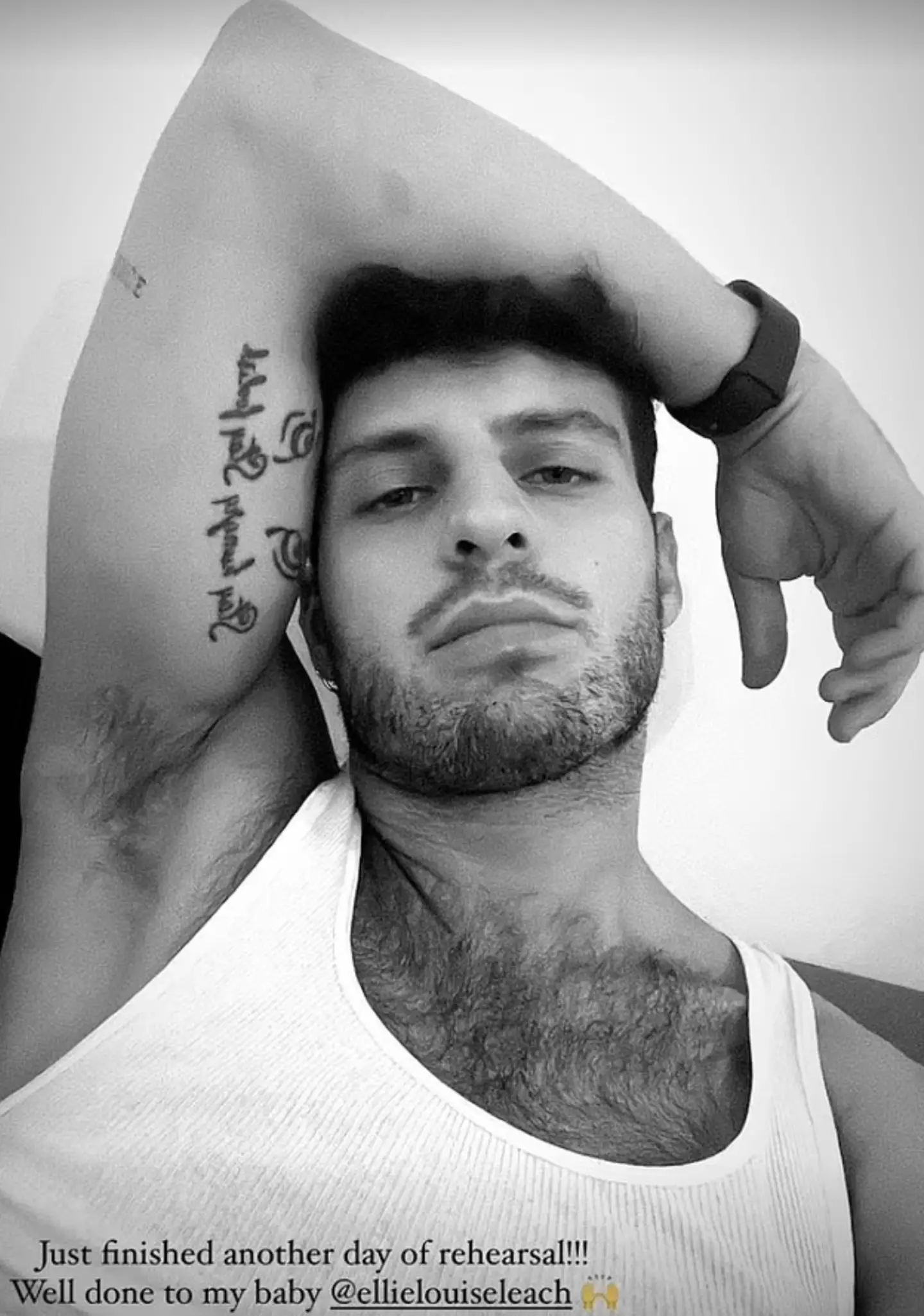 Vito posted a special message for Ellie amid the relationship rumours.