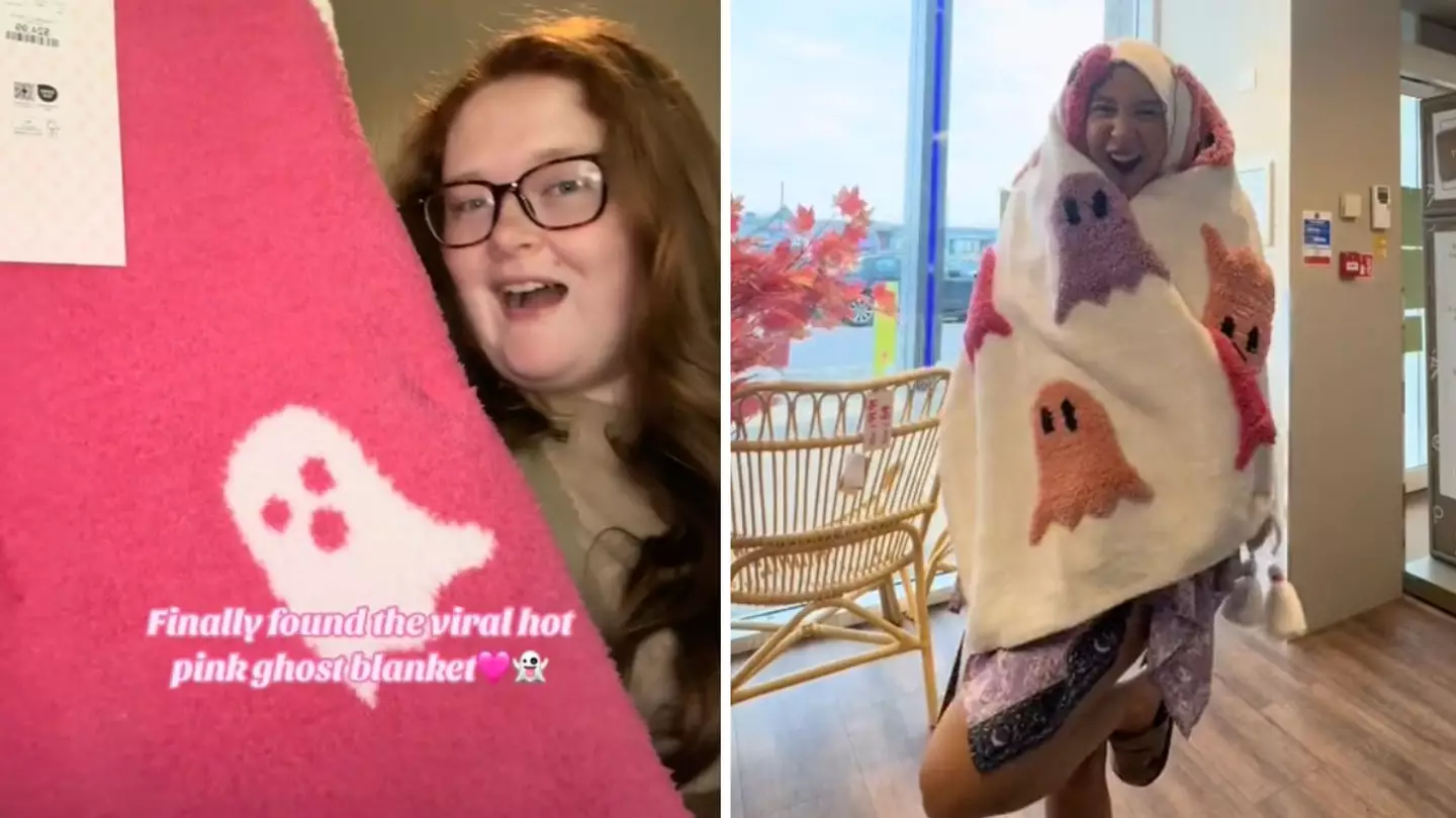Shoppers are rushing to buy viral £7 'ghost blanket' that's finally back in stock