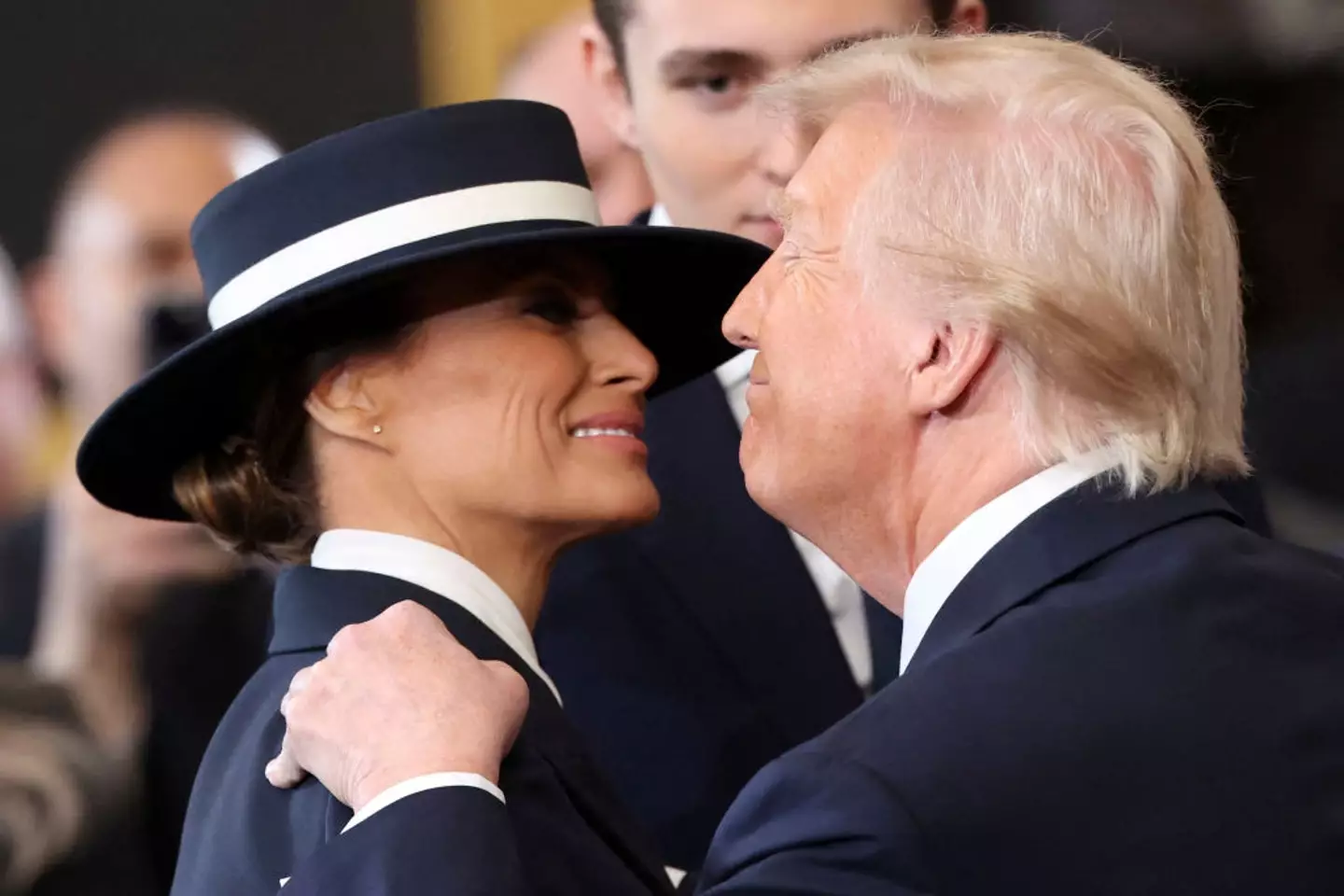 Melania has consistently stood by her husband, including during his second presidential inauguration last week (Kevin Lamarque - Pool/Getty Images)