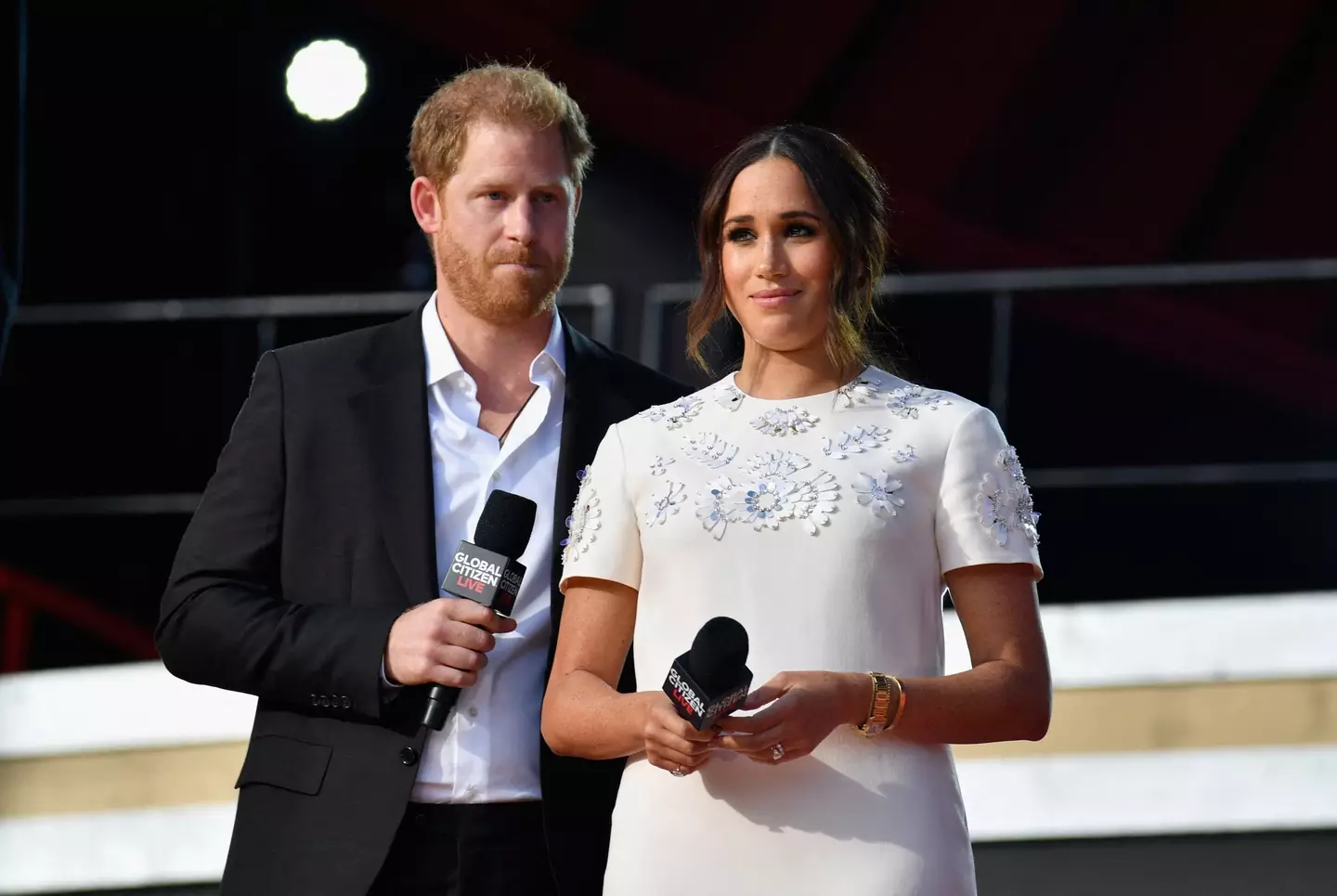 The couple have previously made several allegations about the Royal Family. (ANGELA WEISS/AFP via Getty Images)