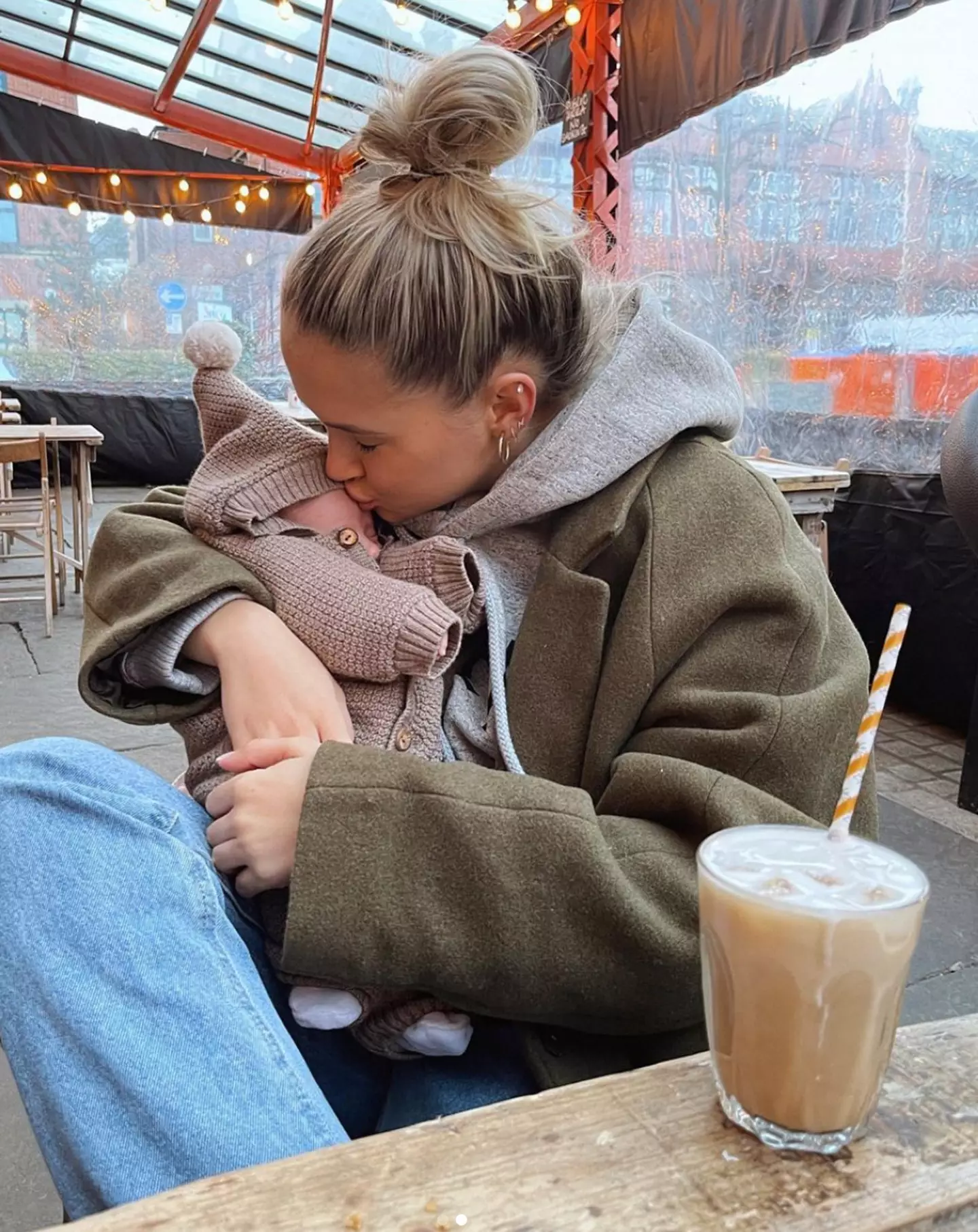Molly shared a sweet photo of herself and Bambi on a cute day out.