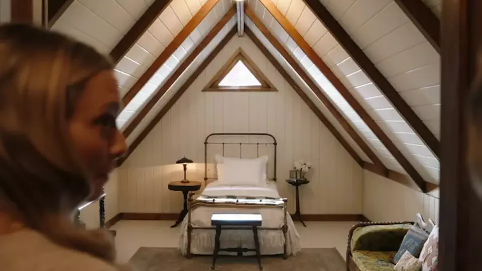 The attic in The Housemaid movie (Lionsgate)