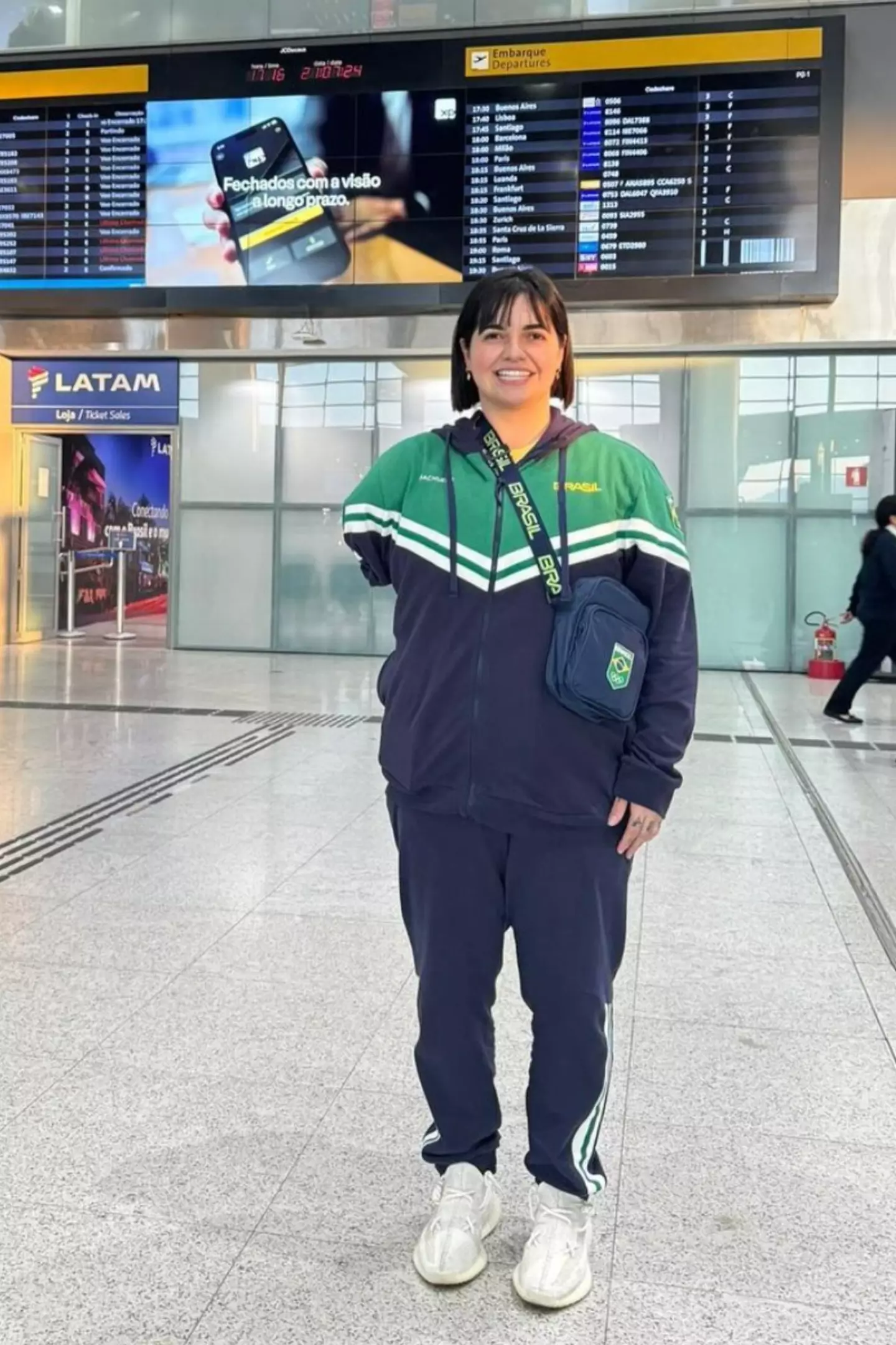 Alexandre will represent Brazil at the Paralympics later this month. (bruninha_alexandre/Instagram)