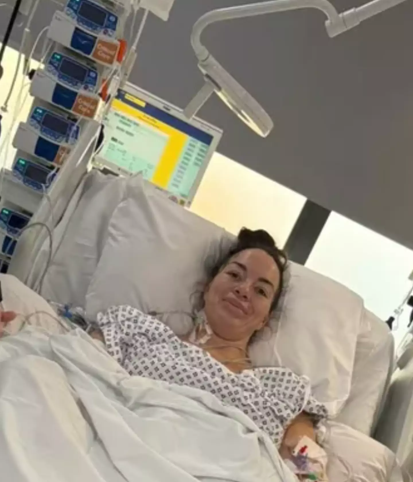 Rhian Butlin, 32, had her womb mistakenly removed by doctors (GoFundMe)