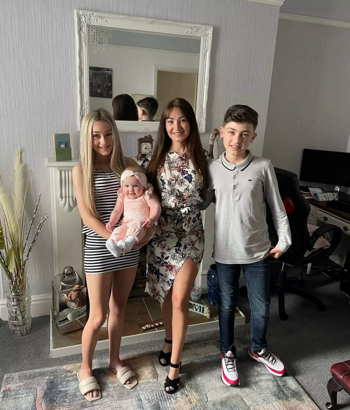 Nina is now a mum-of-three.