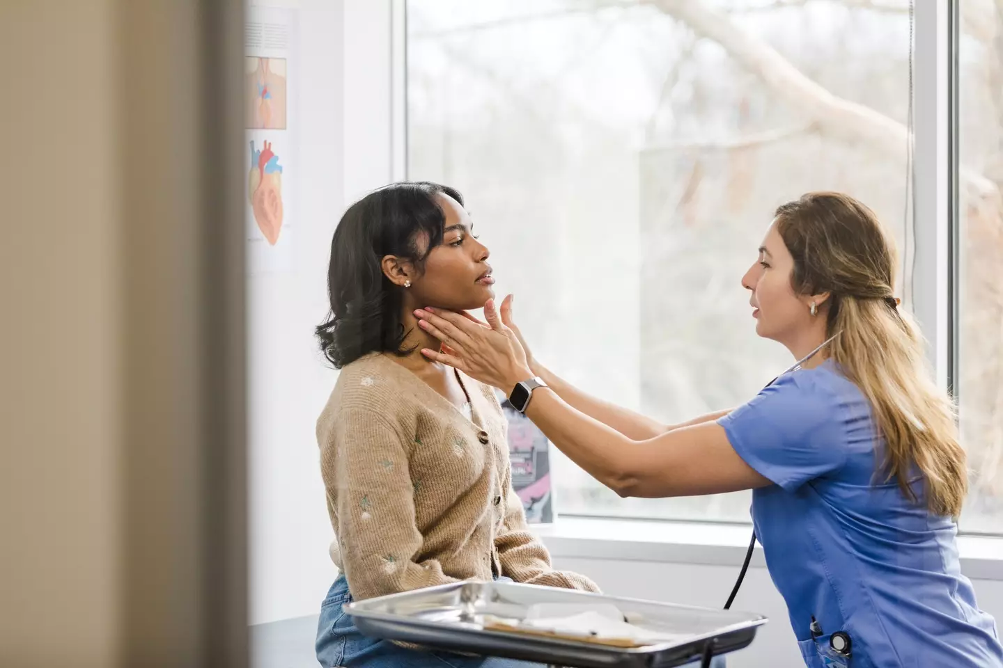 Swollen lymph nodes are usually nothing to worry about, unless they present like this (Getty Stock)