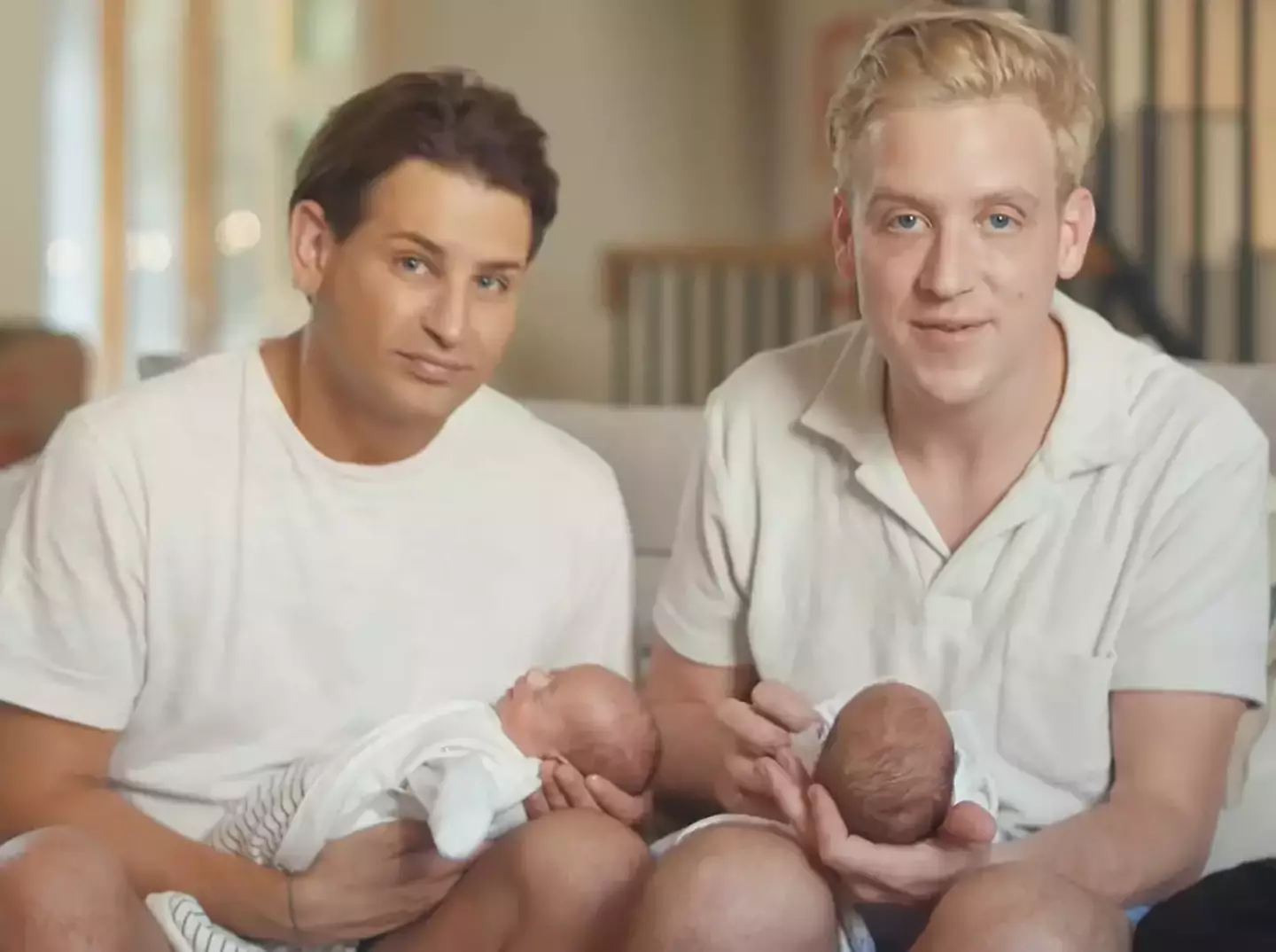 The twins are called Apollo Magnus Obi and Cosima Emily Bex.