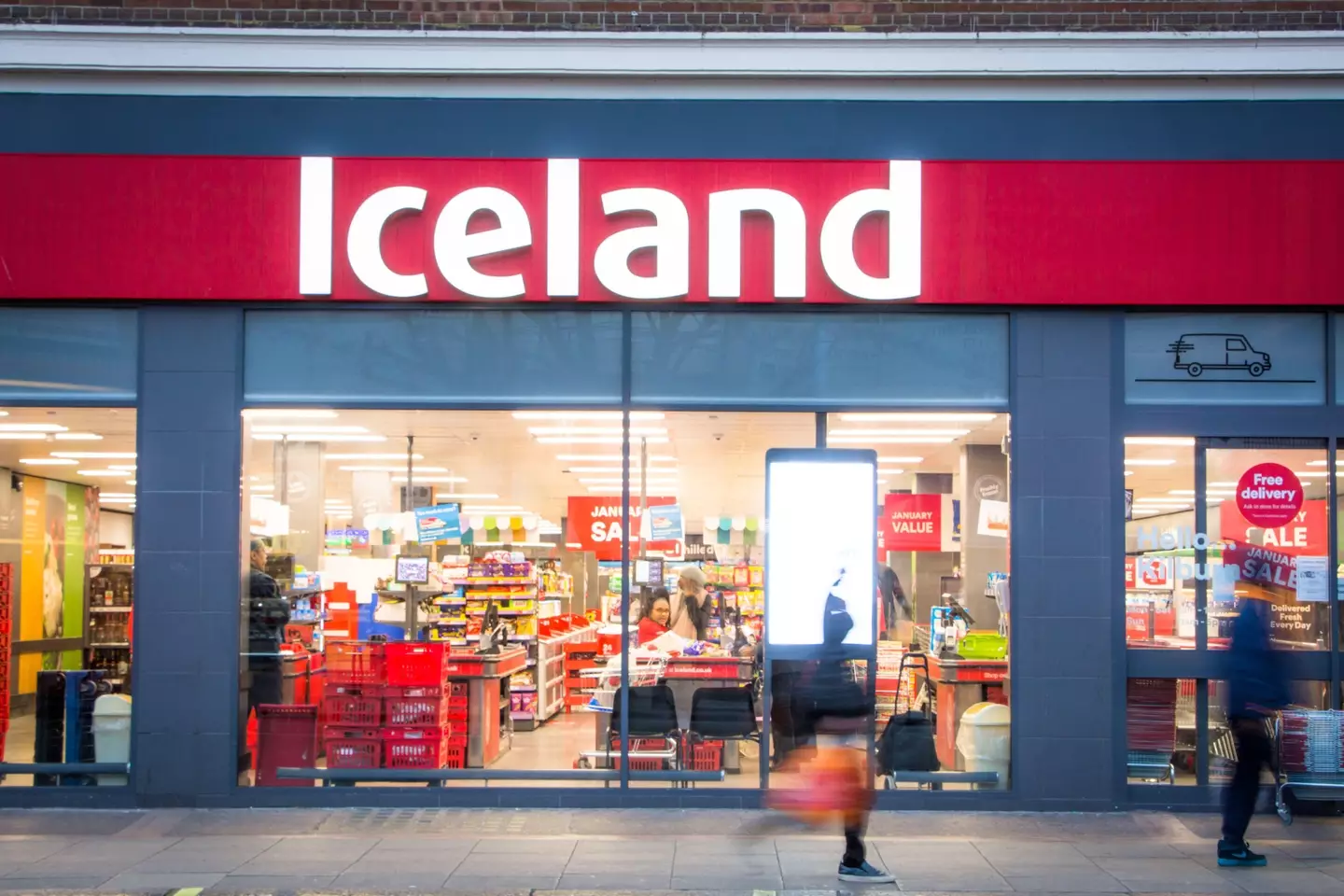 An Iceland supermarket.