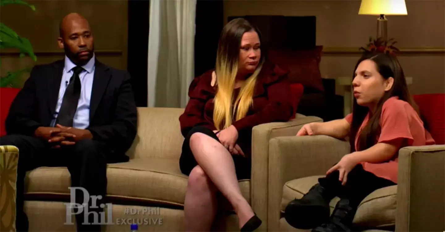 Natalia with Antwon and Cynthia Mans.