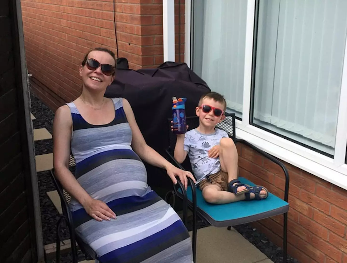 Samantha is now a mum of two.