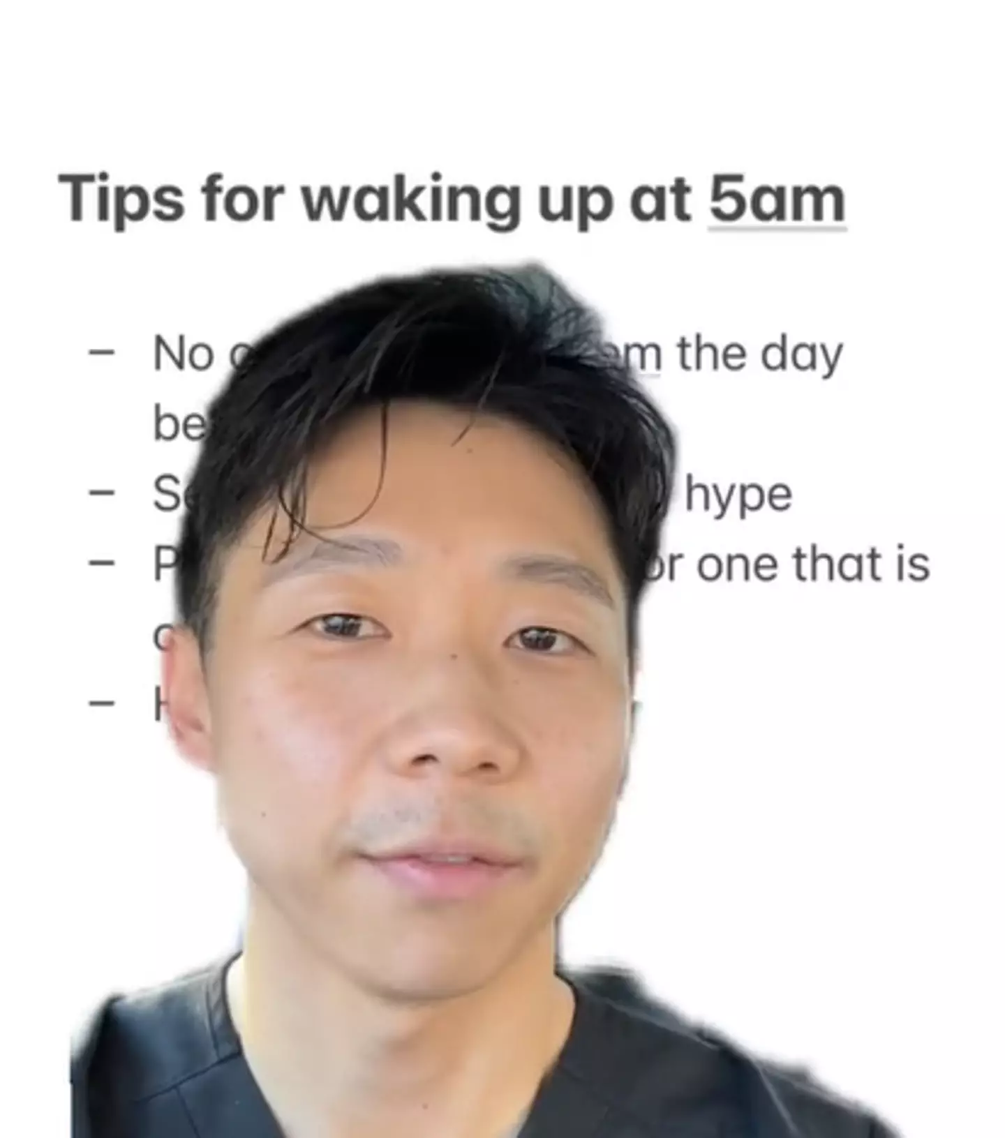This TikTok doctor shares his four tips to getting out of bed early.