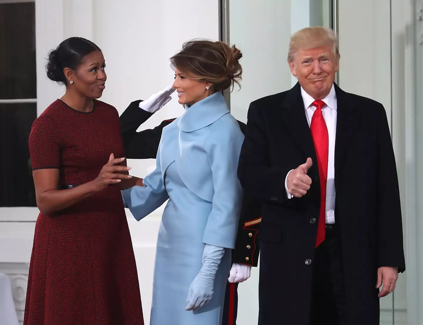 Melania reportedly never took Michelle up on her offer for any help during the transition (Mark Wilson/Getty Images)