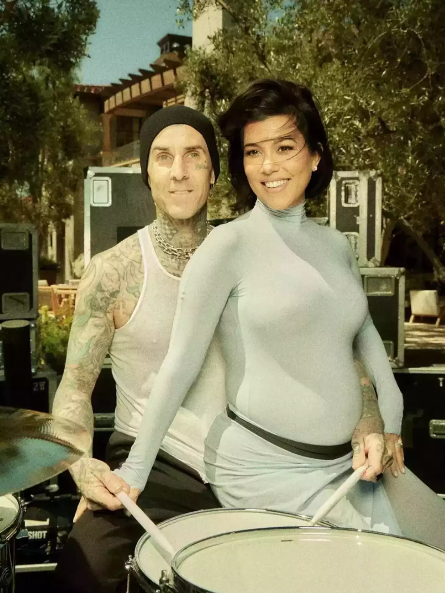 Kourtney Kardashian and husband Travis Barker have reportedly 'welcomed' their baby boy.