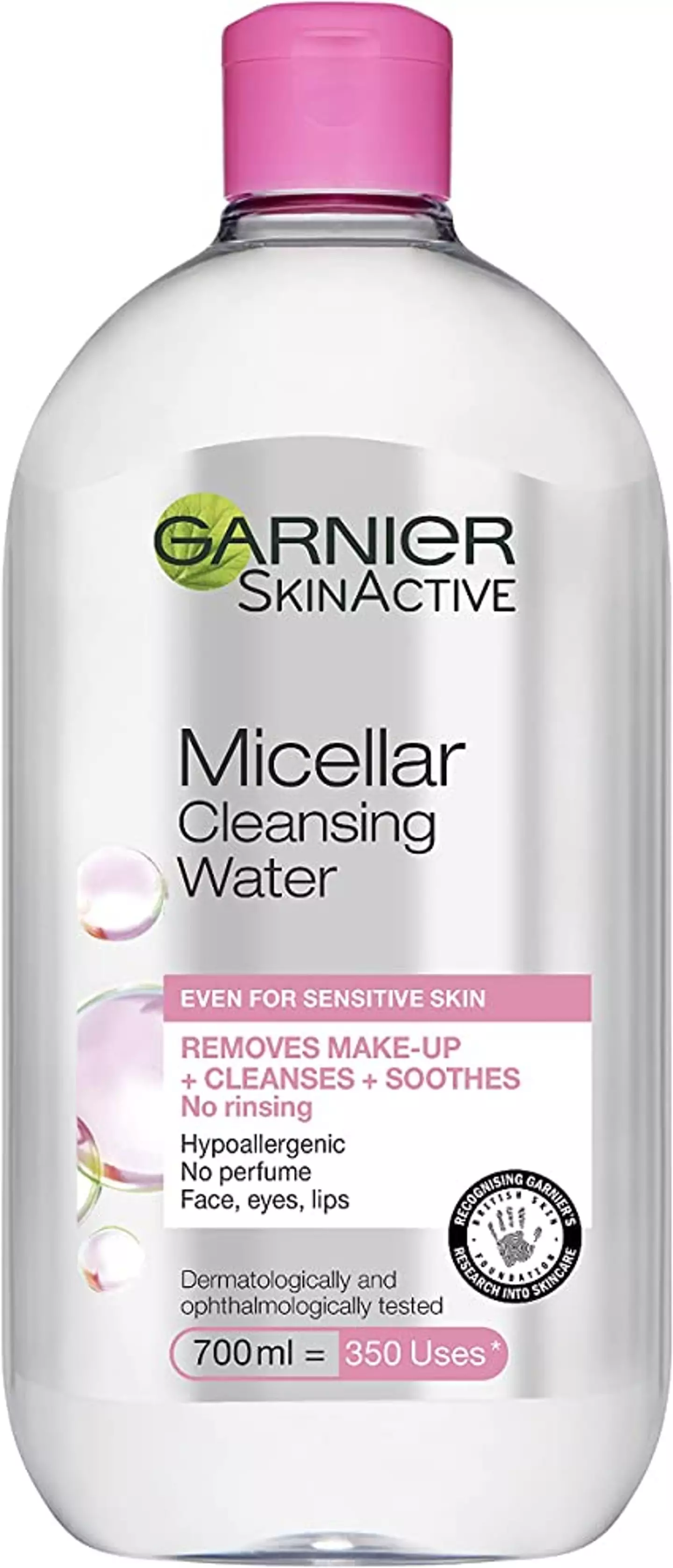 Garnier micellar water can be purchased on the high street for as little as £1.