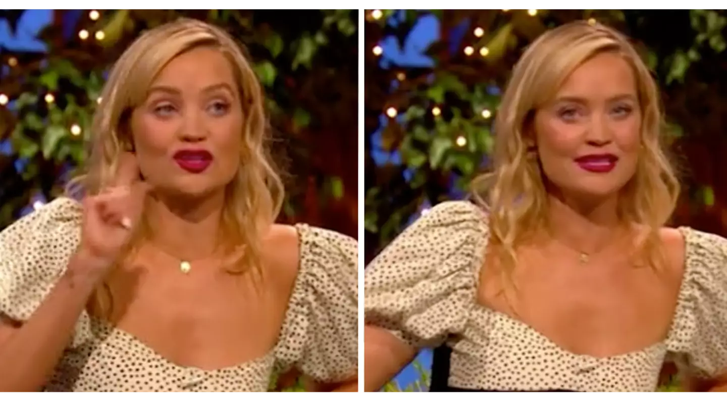 Laura Whitmore's Relatable Response After Presenting Aftersun With Lipstick On Her Teeth