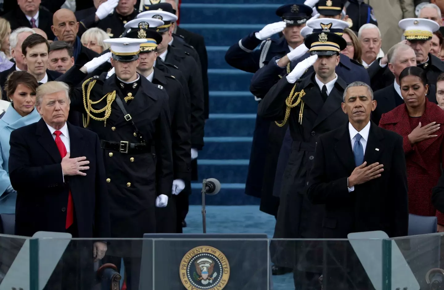 Trump succeded Obama as President of the United States (Alex Wong/Getty Images)