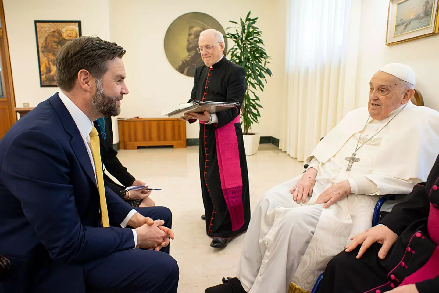 There has been a conflict of opinions in recent times between the Vatican and the Trump administration (Vatican Media via Vatican Pool/Getty Images)
