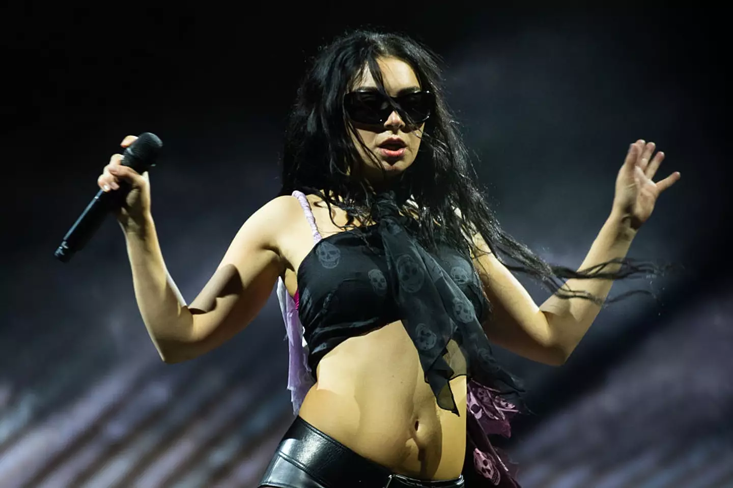 Charli XCX has addressed 'boomer' criticism from her Glastonbury set on Saturday (28 June) (Joseph Okpako / Contributor / Getty Images)