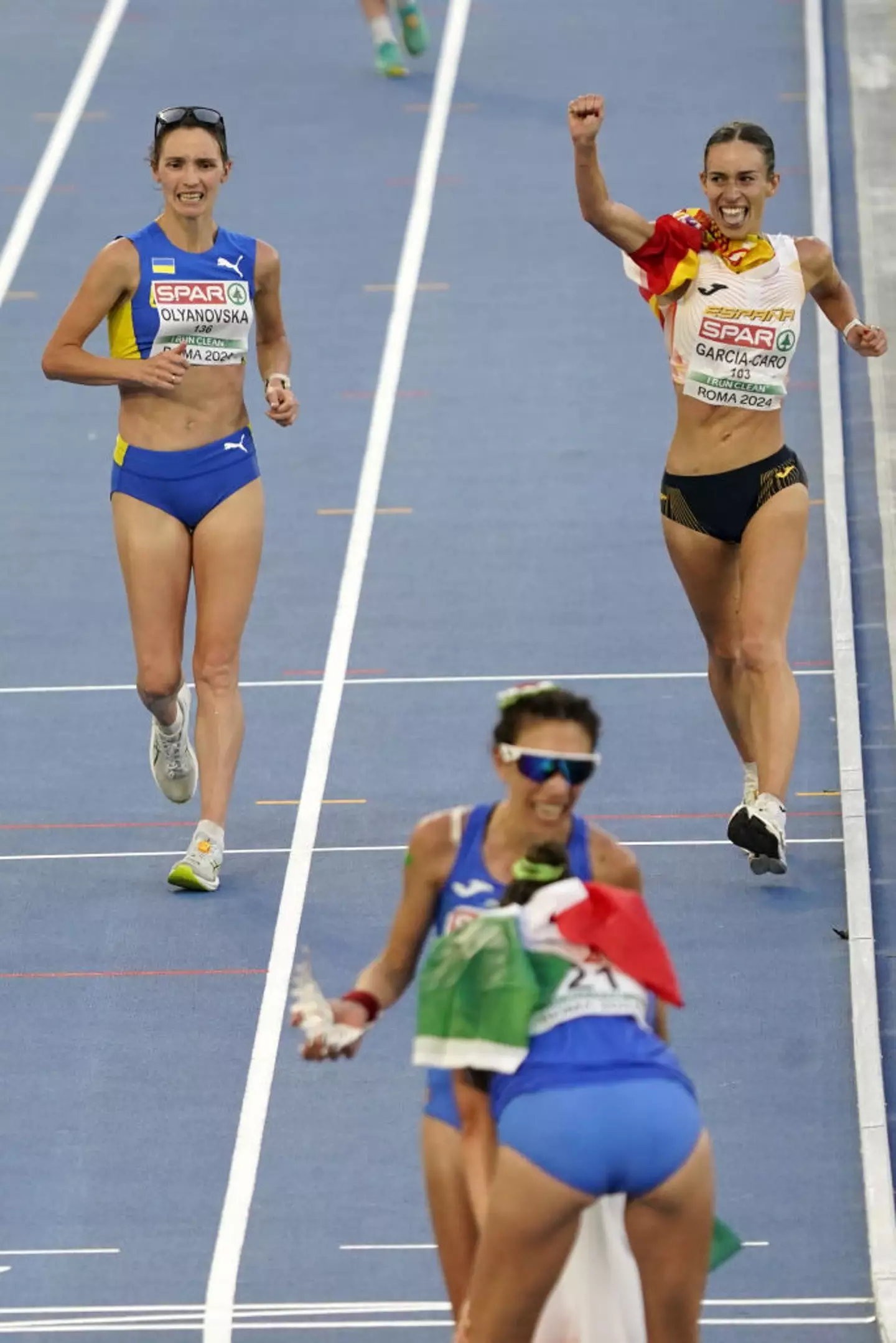 Laura Garcia-Caro thought she'd bagged a bronze medal at the European Athletics Championships earlier this summer. (Pier Marco Tacca/Getty Images)
