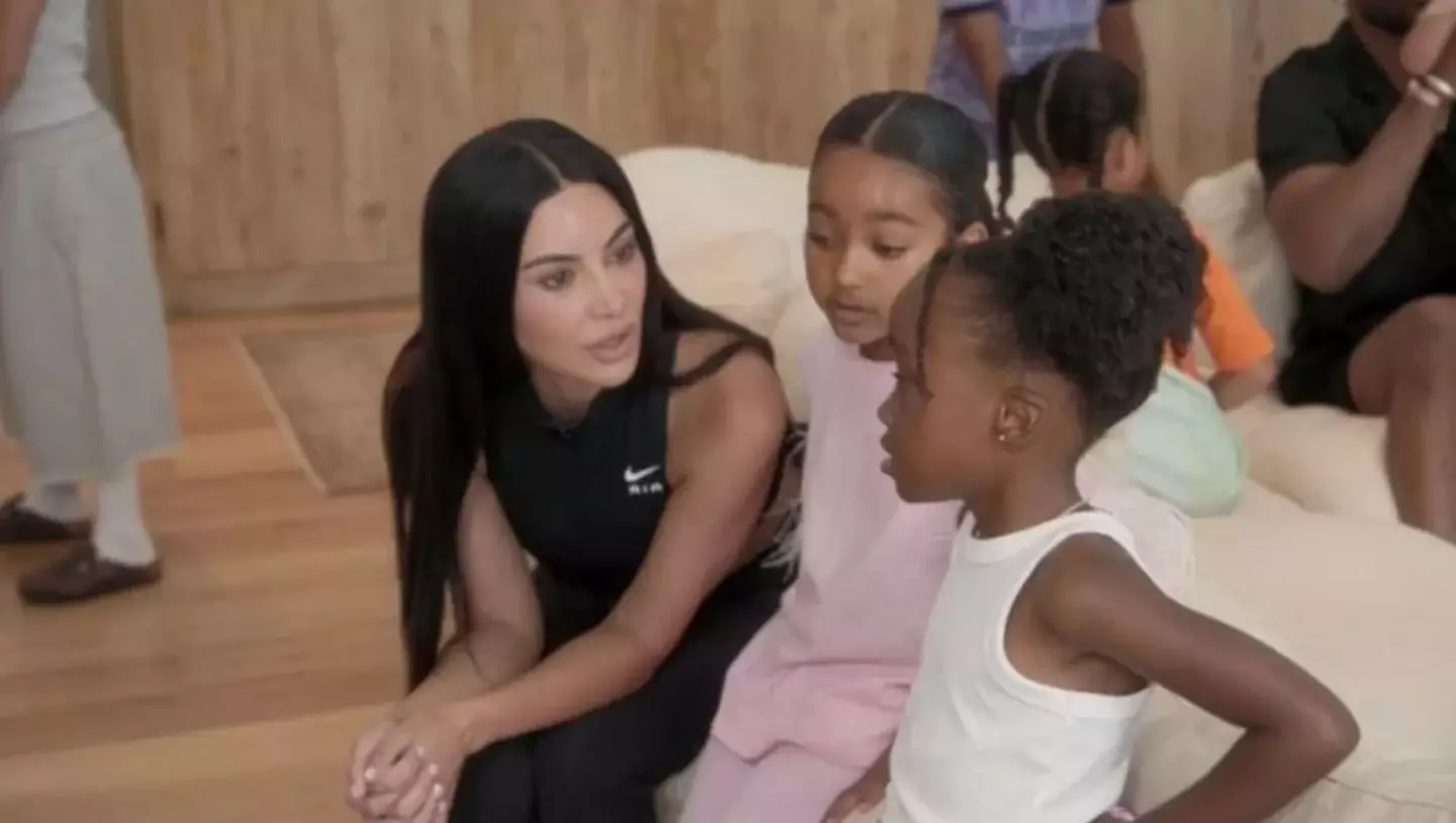 Kim told children that it was 'okay' if they were 'scared' of Amari (Disney+)