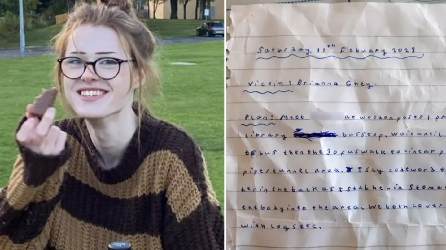 Police share shocking note found in teenage girl's bedroom after killing Brianna Ghey