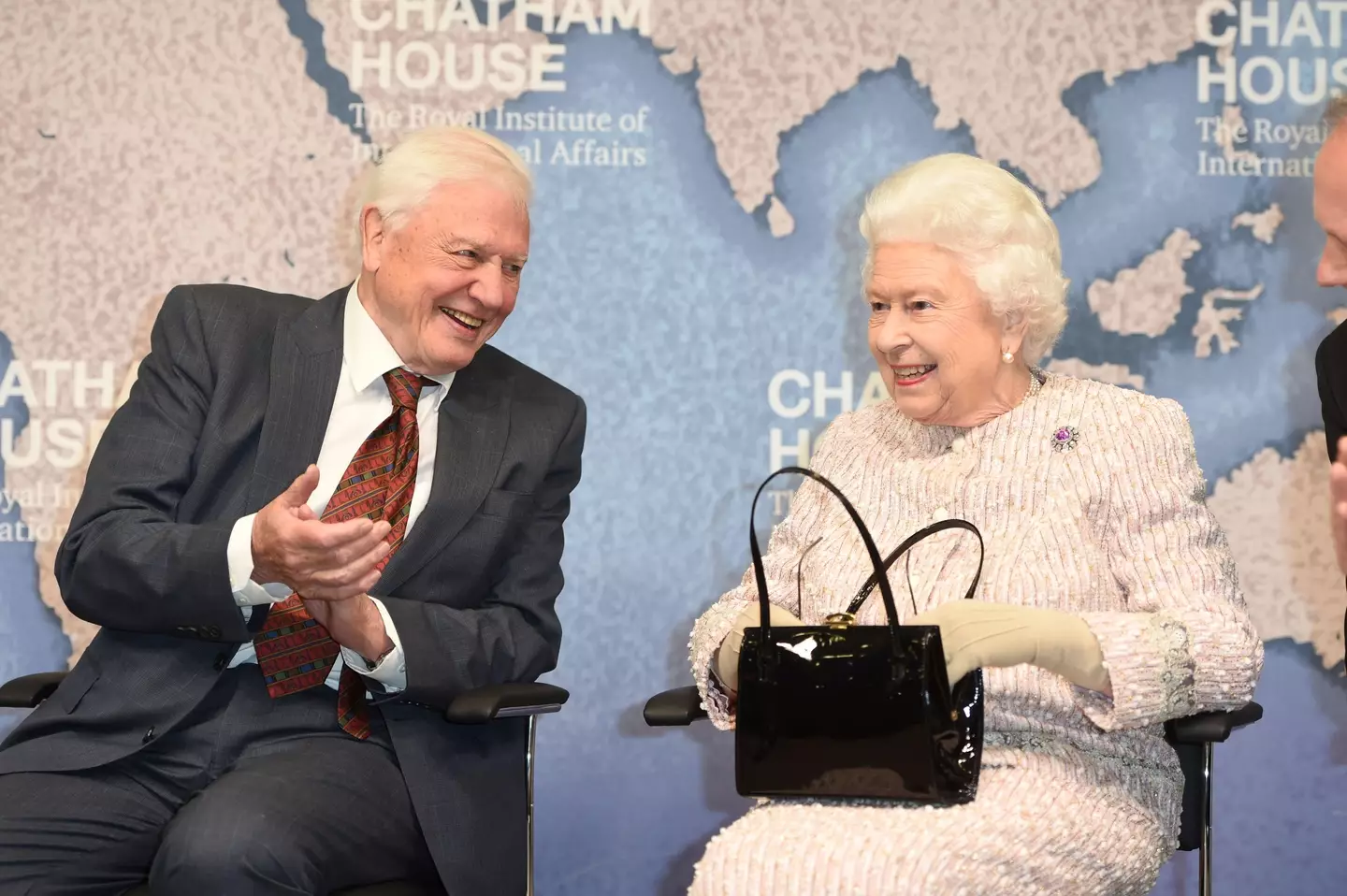 It seemed the Queen had a very humorous relationship with Sir David Attenborough.