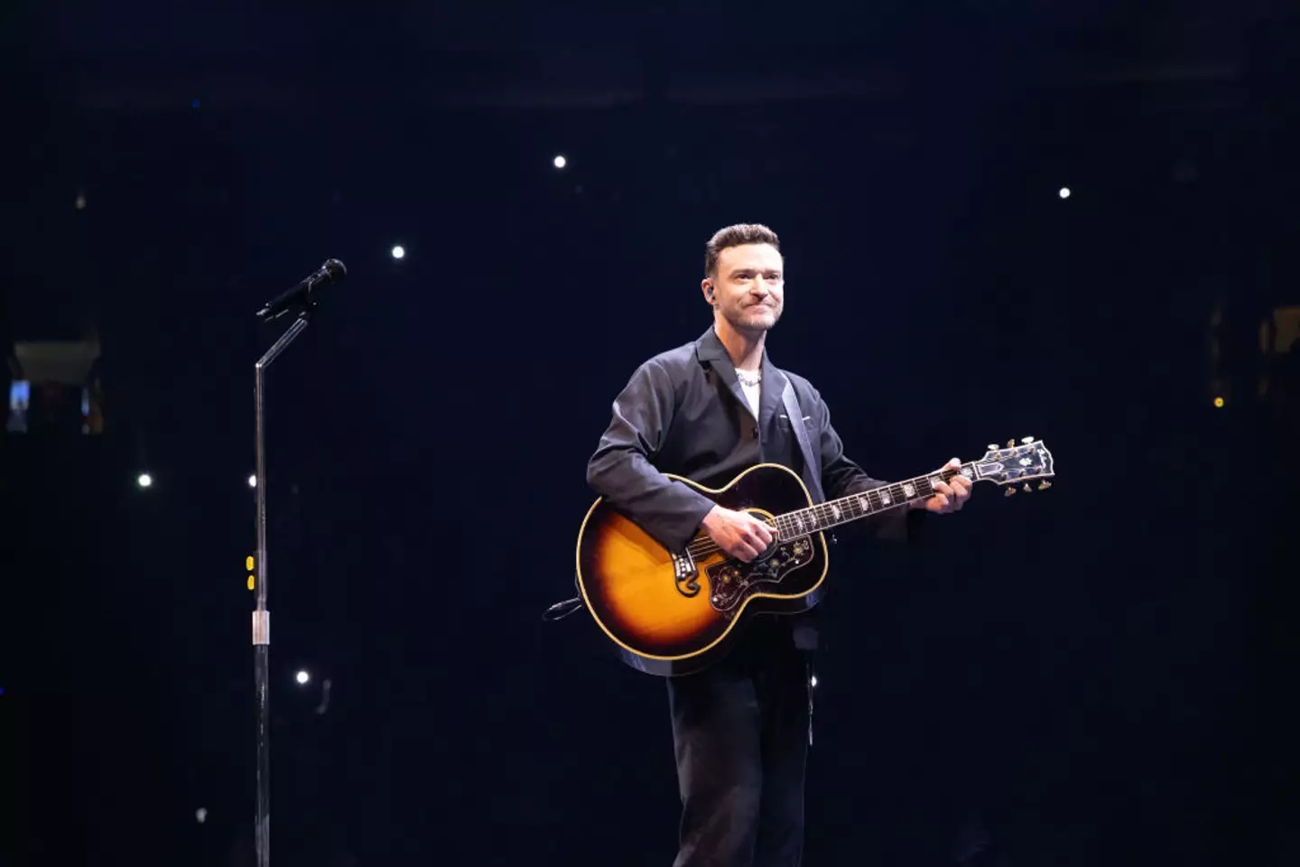 Timberlake is currently performing his World Tour (Kevin Mazur/Getty Images for Live Nation)