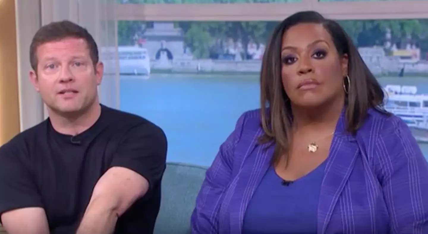 Dermot and Alison addressed the terrifying news on This Morning.