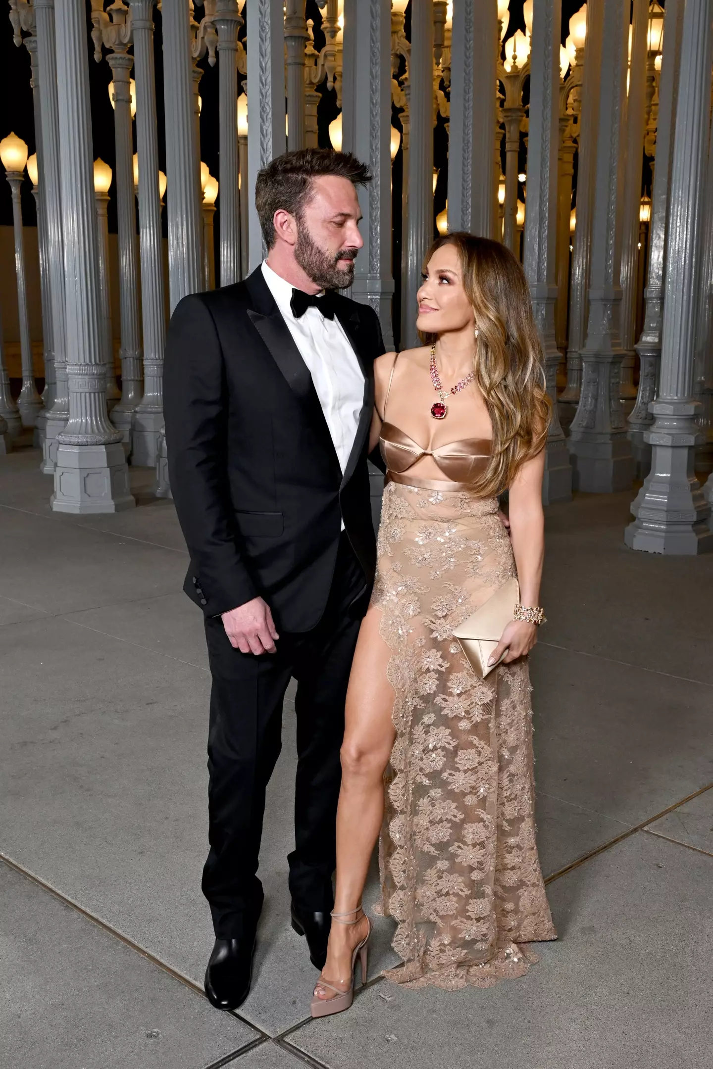 The couple tied the knot in 2022 after first breaking up in 2004. (Michael Kovac/Getty Images for LACMA)