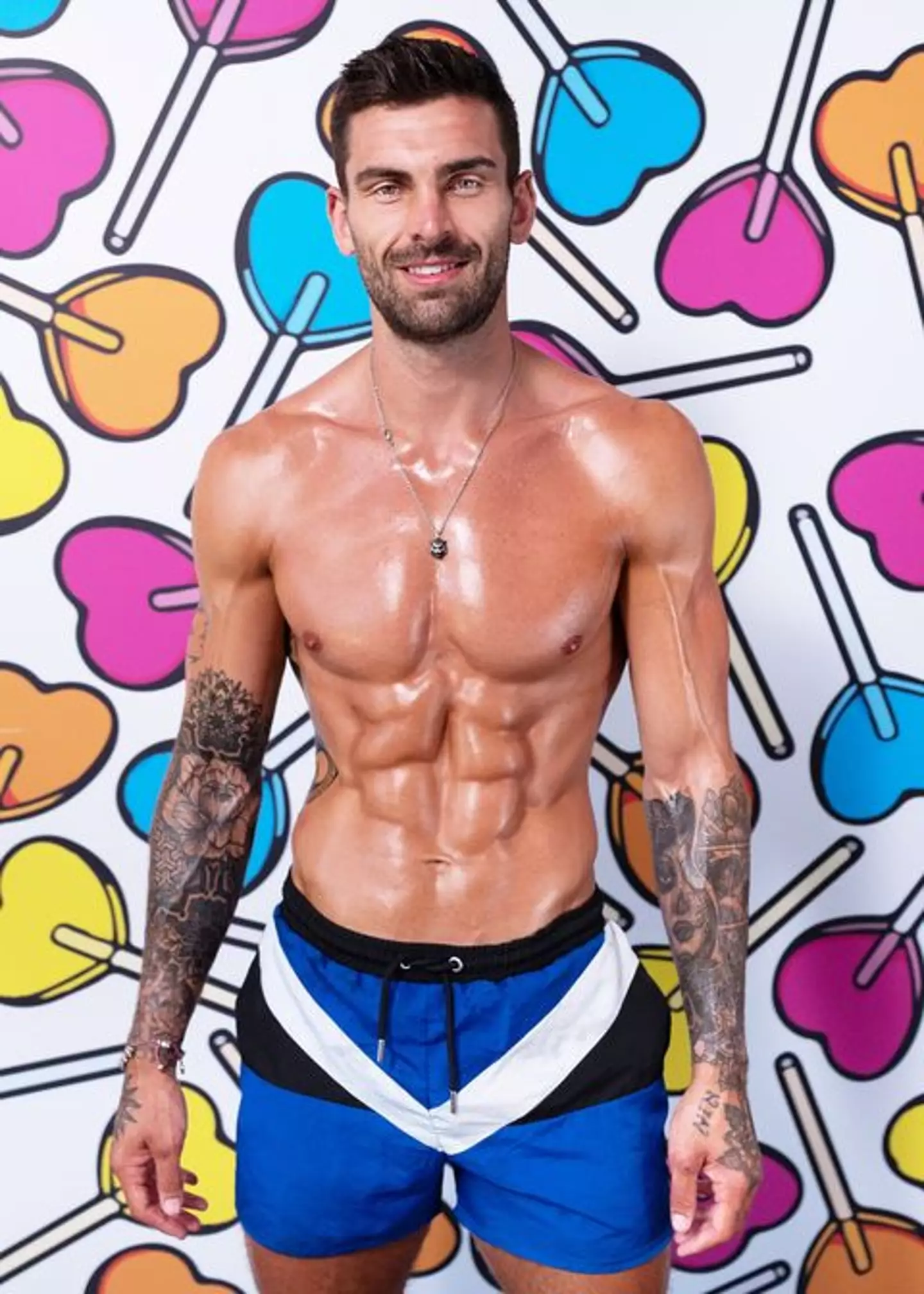 Adam Collard is returned to Love Island.