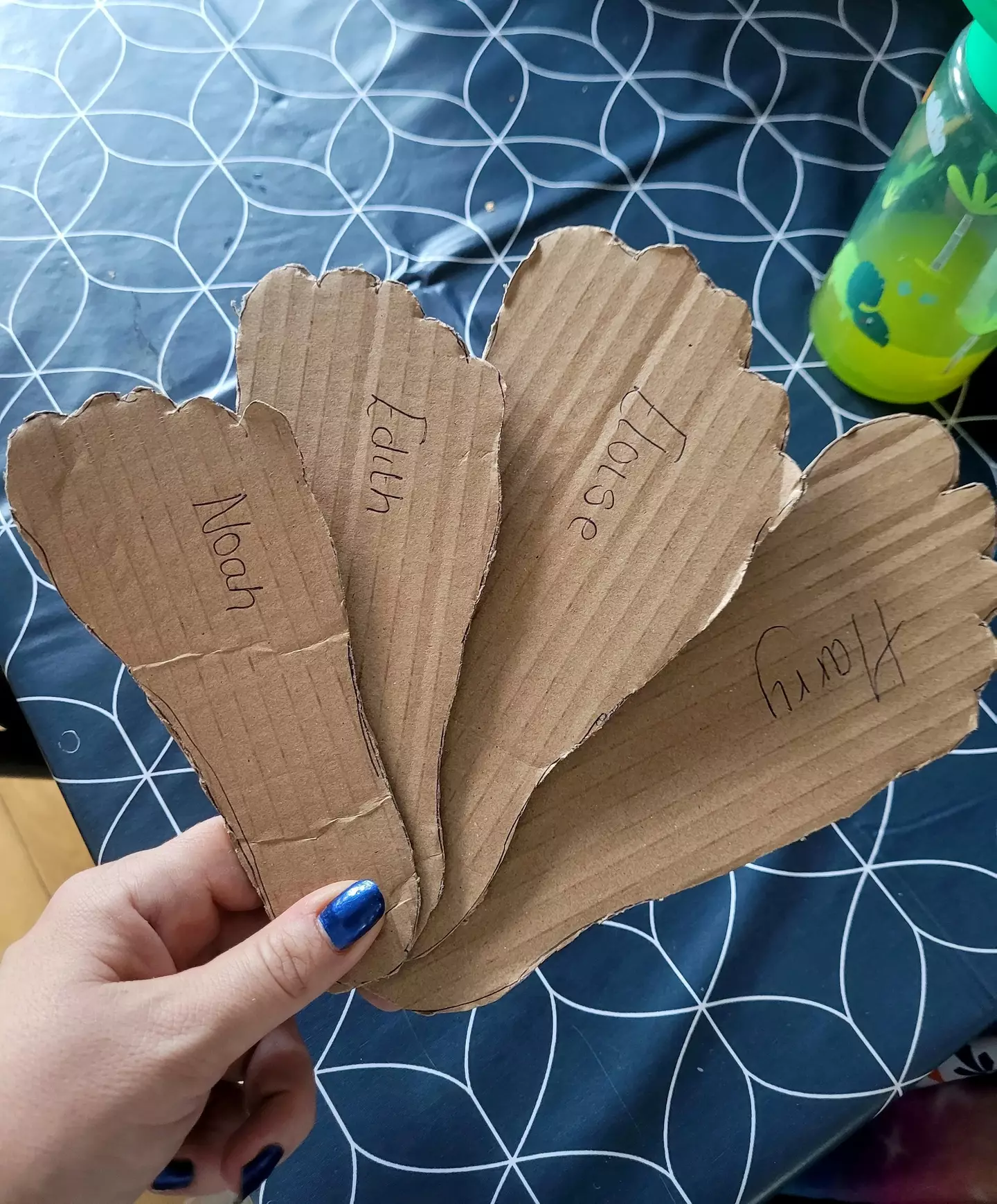 Terry has found a way to avoid shopping for shoes with her children.